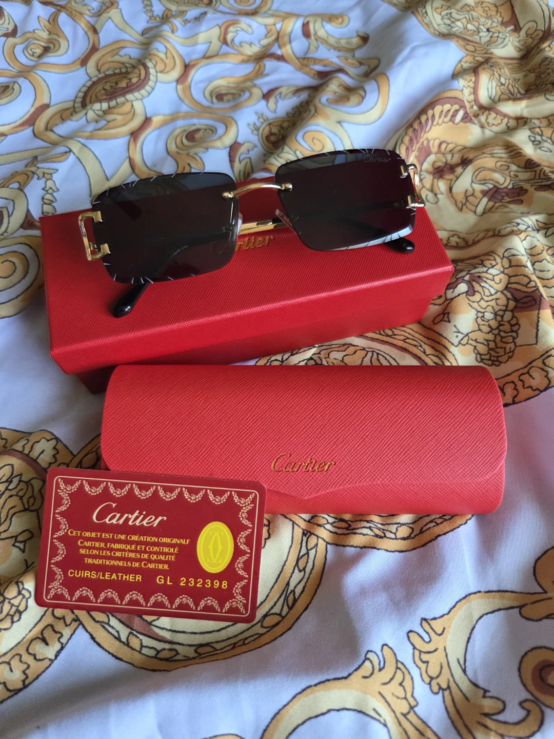 Cartier Rimless Sunglasses