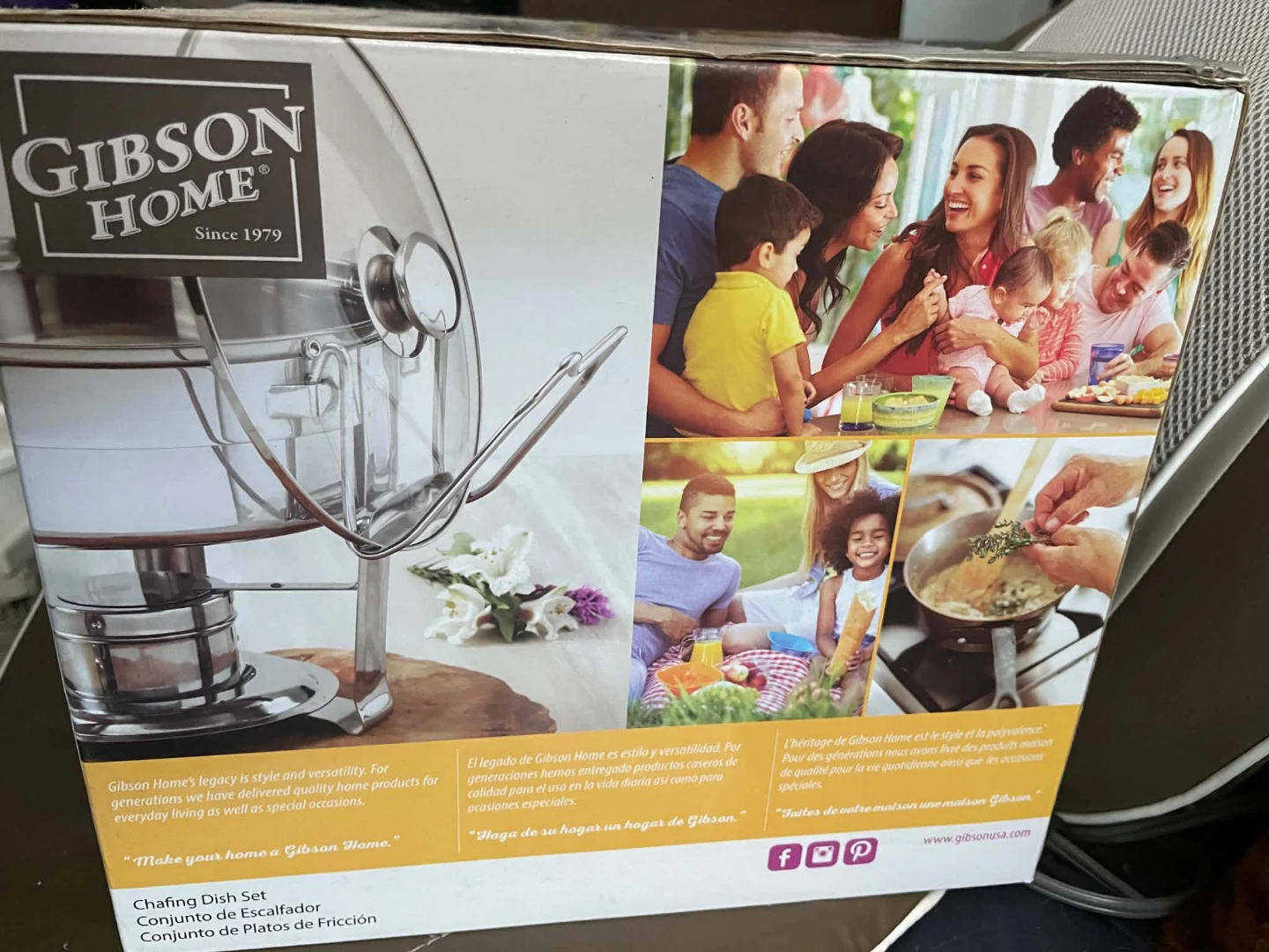 Gibson Home Langston Chafing Dish Set - photo 3