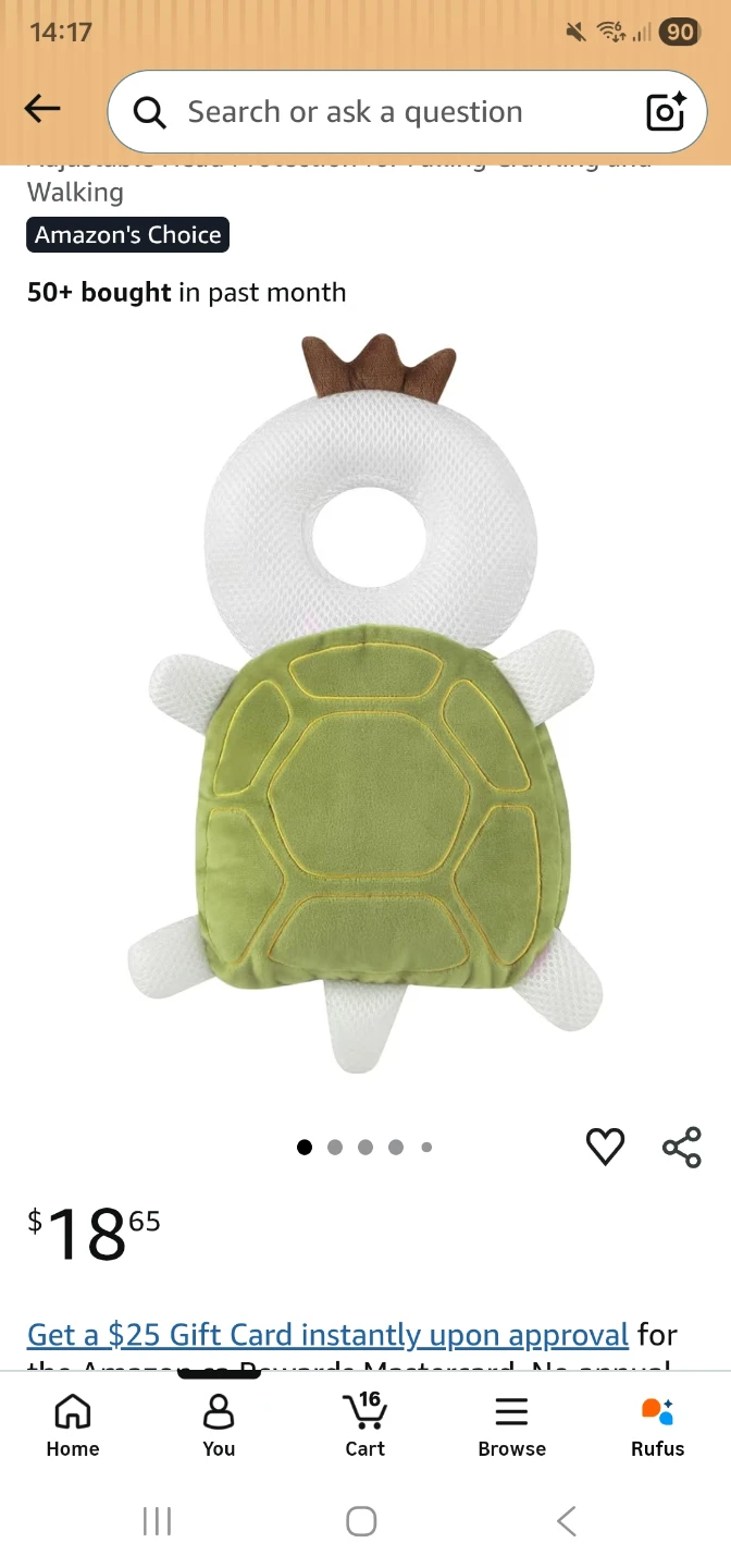 Baby Toddler Walking Safety Headrest Pillow - photo 3