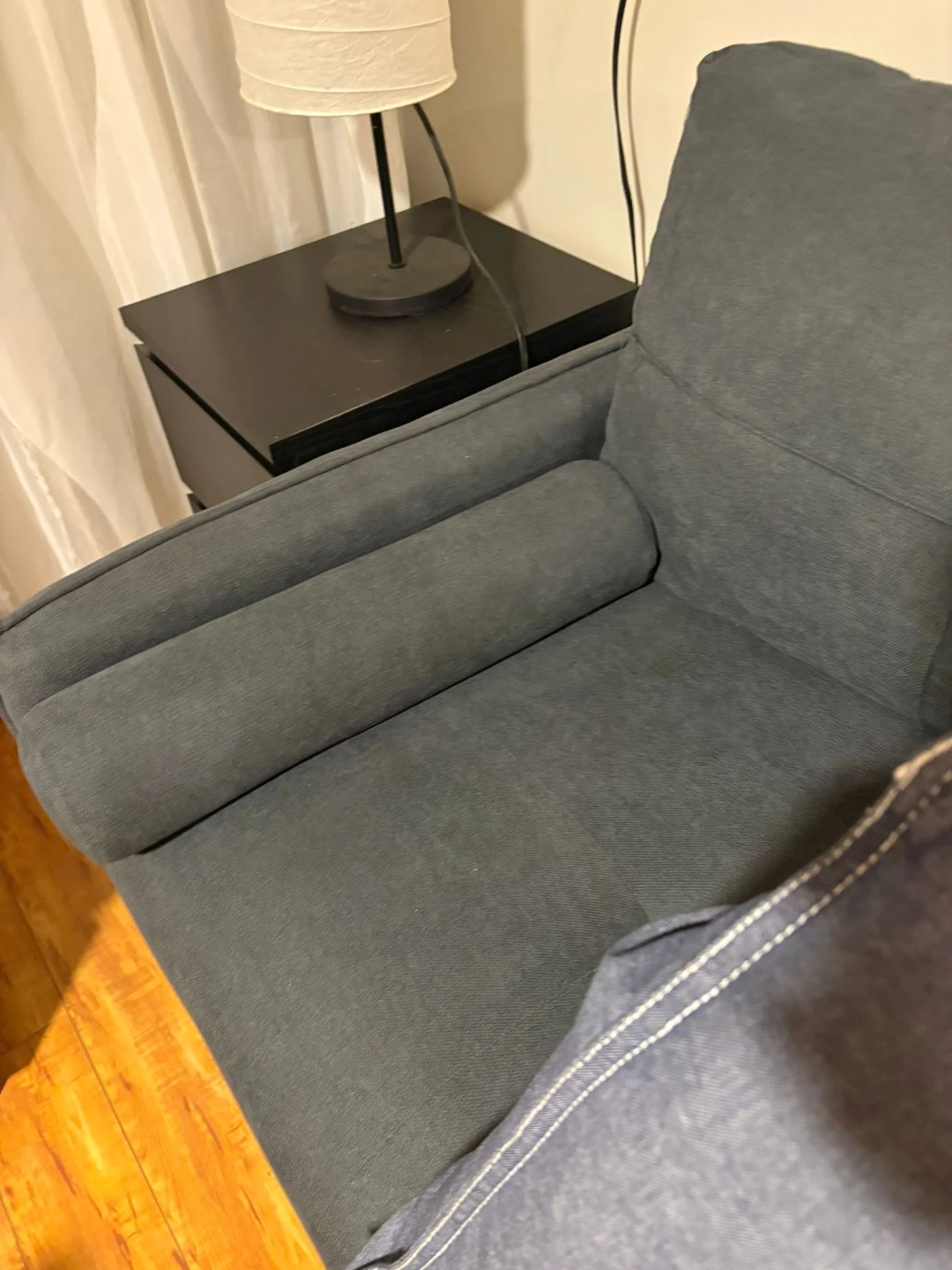 Dark Grey Sofa with Decorative Pillows - photo 4