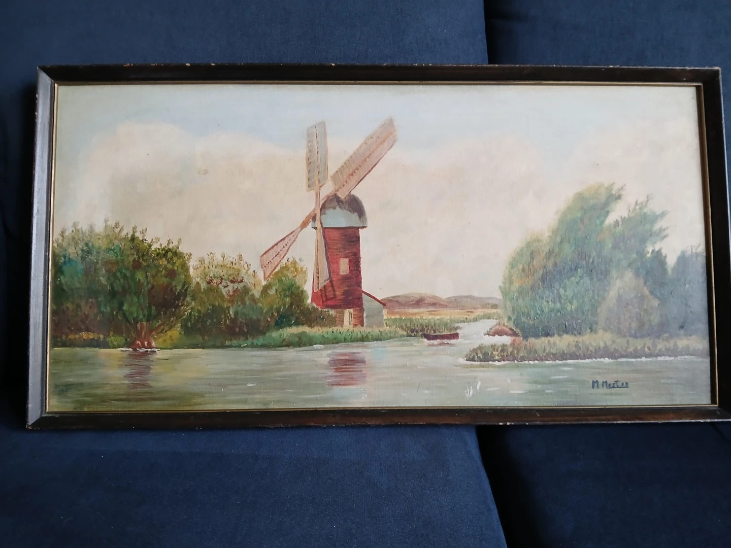 " A Serene Waterside Scene "