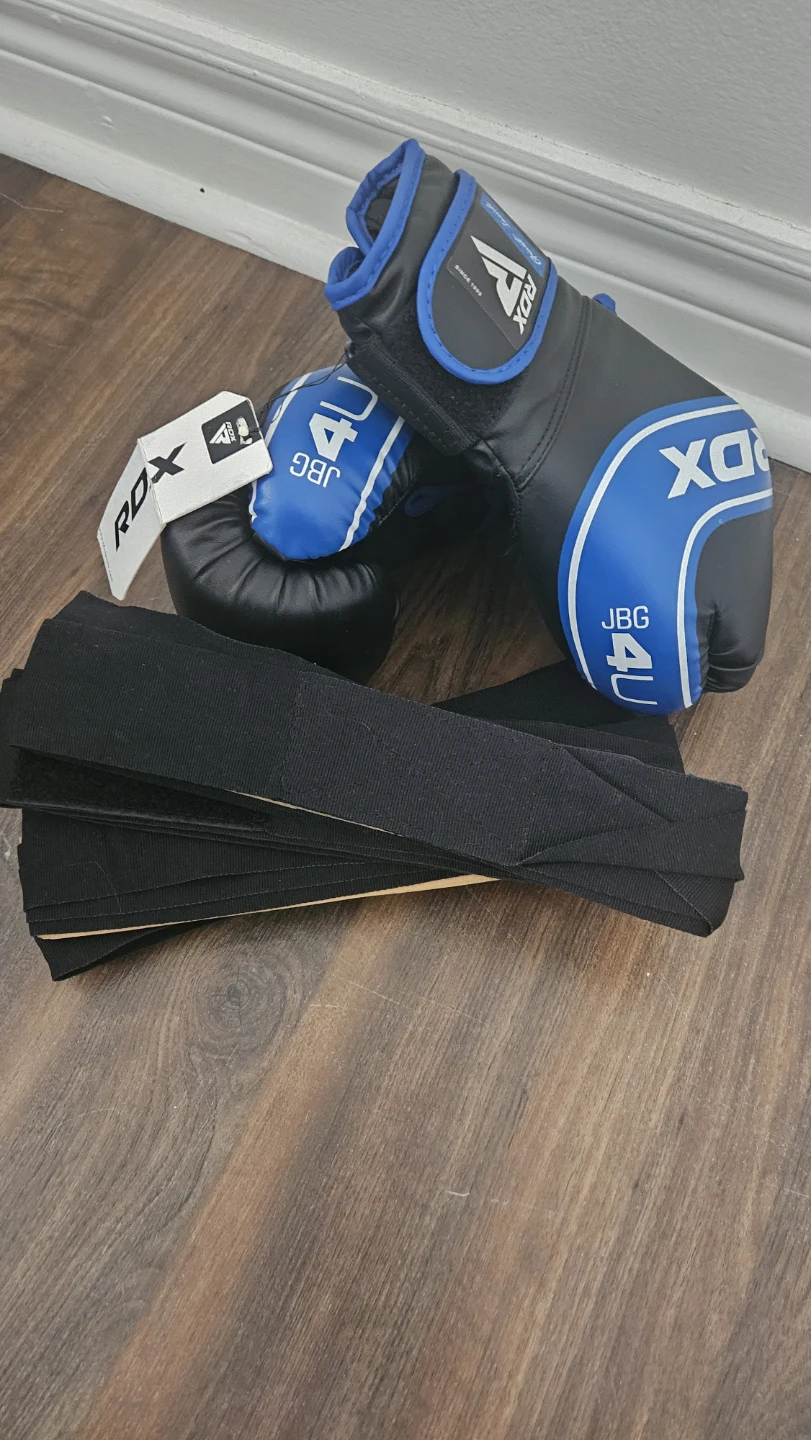 RDX Boxing Gloves with Hand Wraps