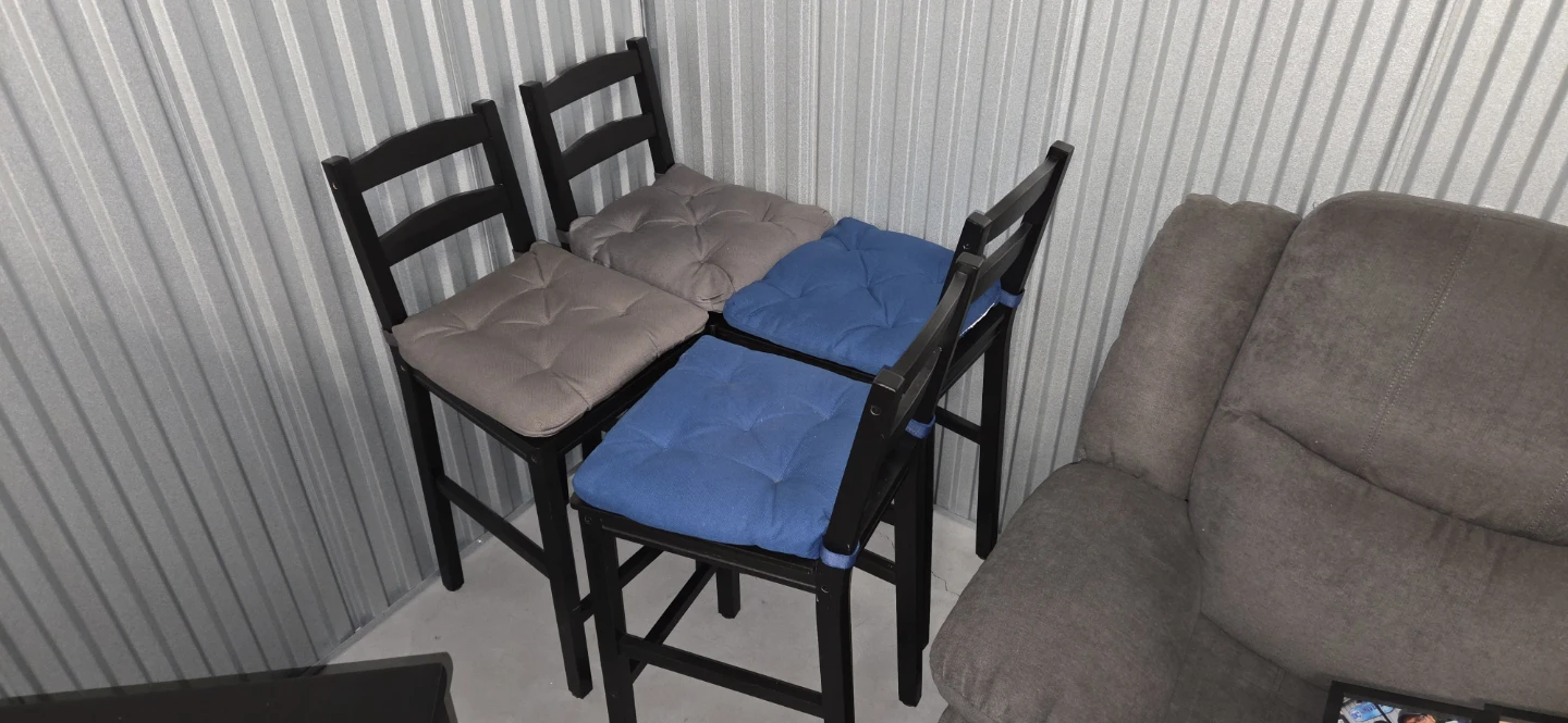 Set of 4 Bar Stools and Bar Table - photo 2