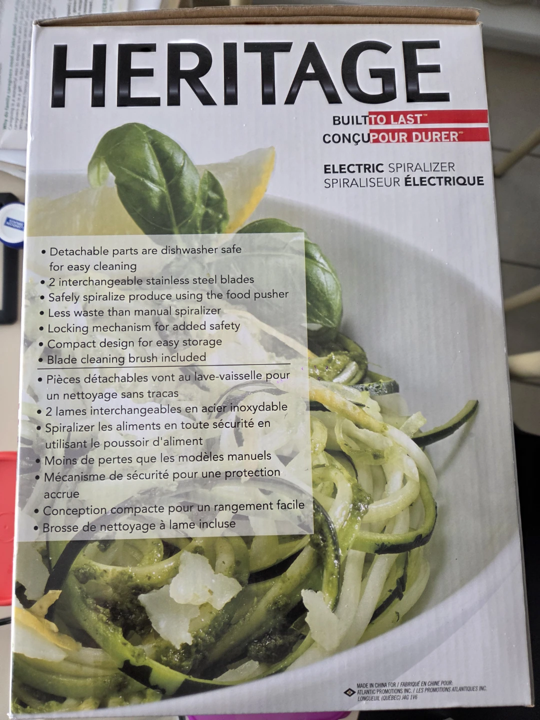 Heritage Electric Spiralizer - photo 4