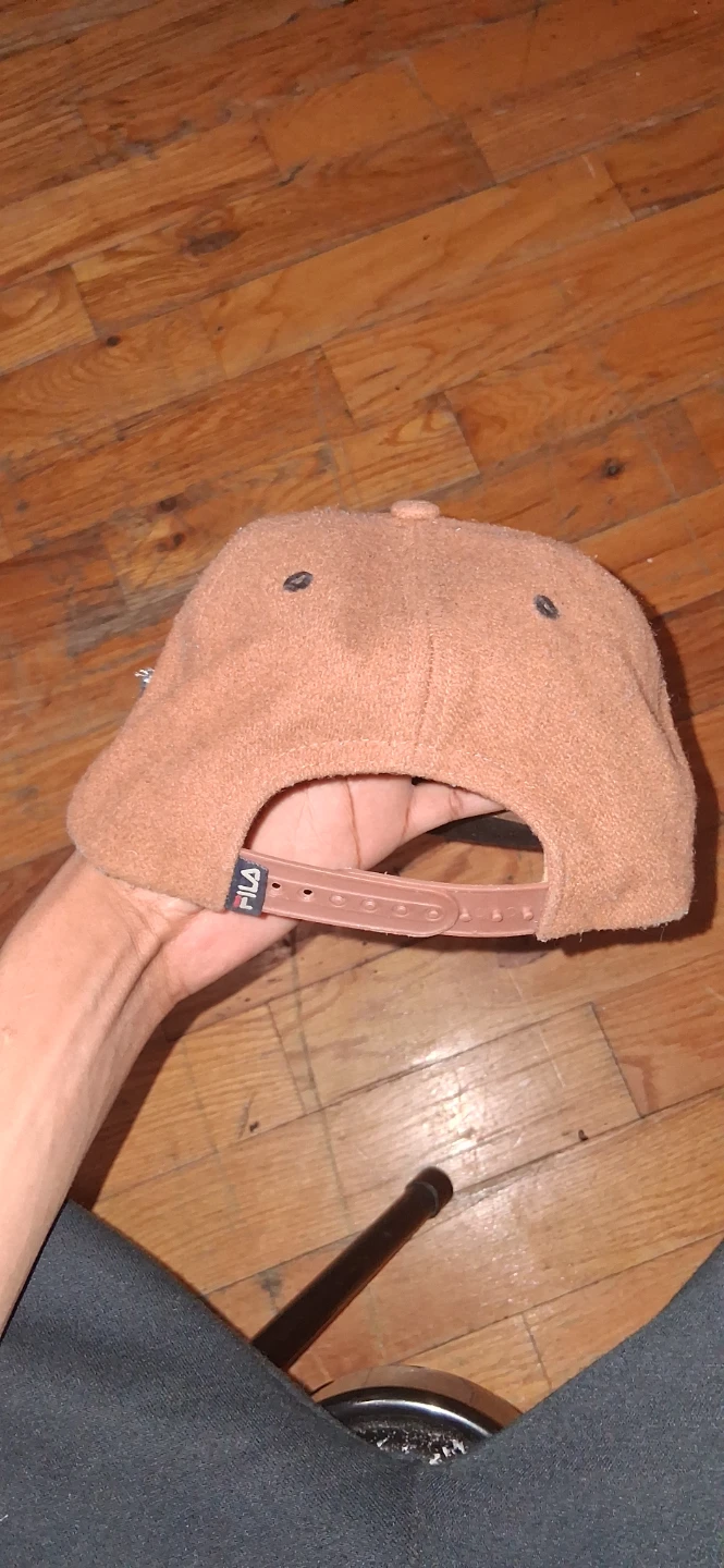 Brown Fila Baseball Cap with New York Yankees Logo - photo 4