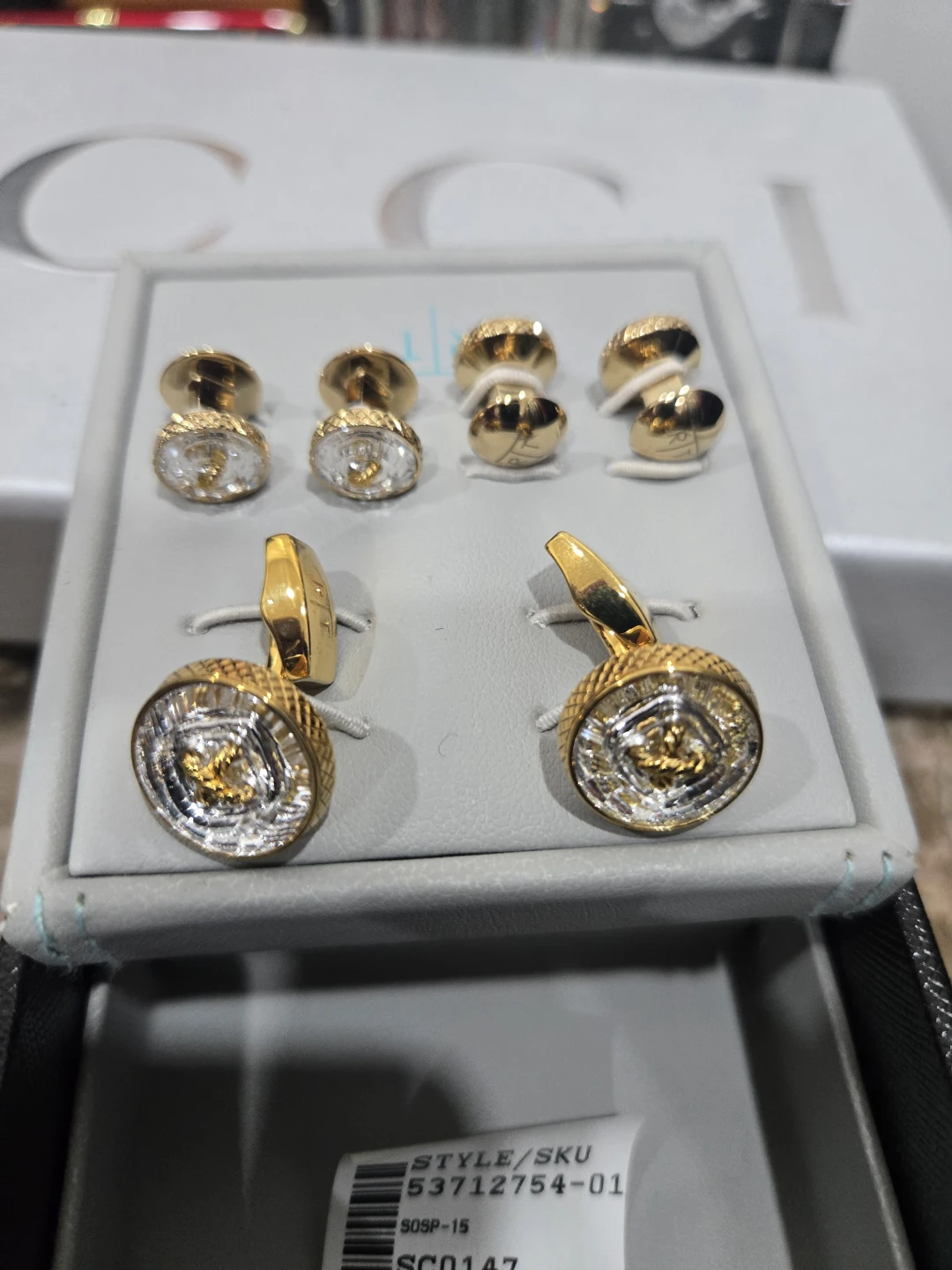 Harry Rosen Cufflinks and Studs Set