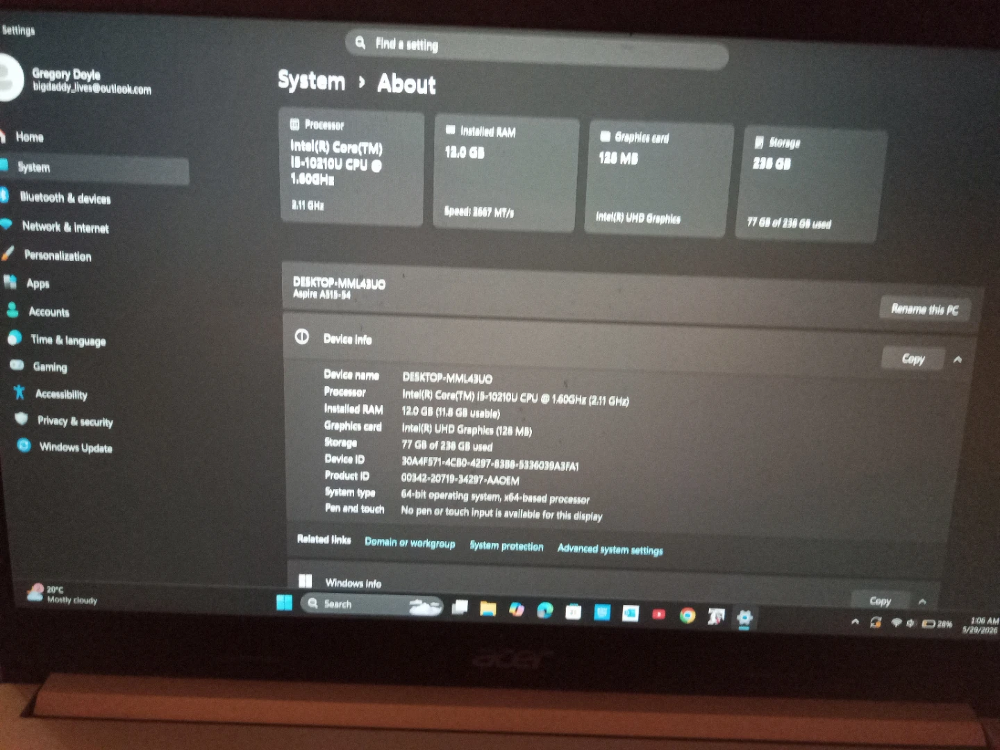 Acer Aspire 5 Laptop - photo 2