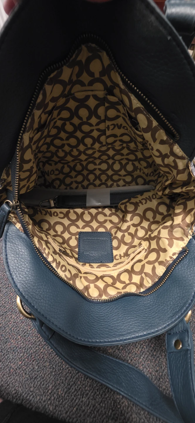 Coach Floral Signature Satchel Tote Purse w/ Strap - photo 2