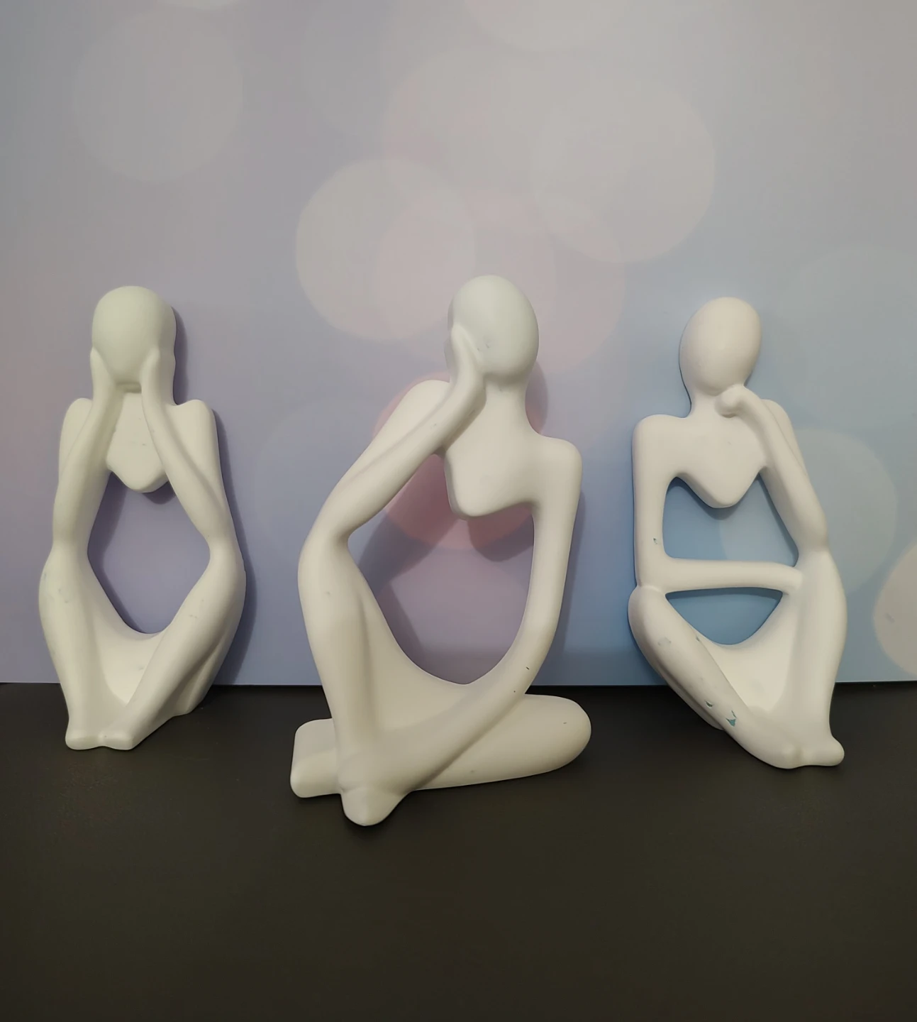 Abstract Thinking Figurine - White