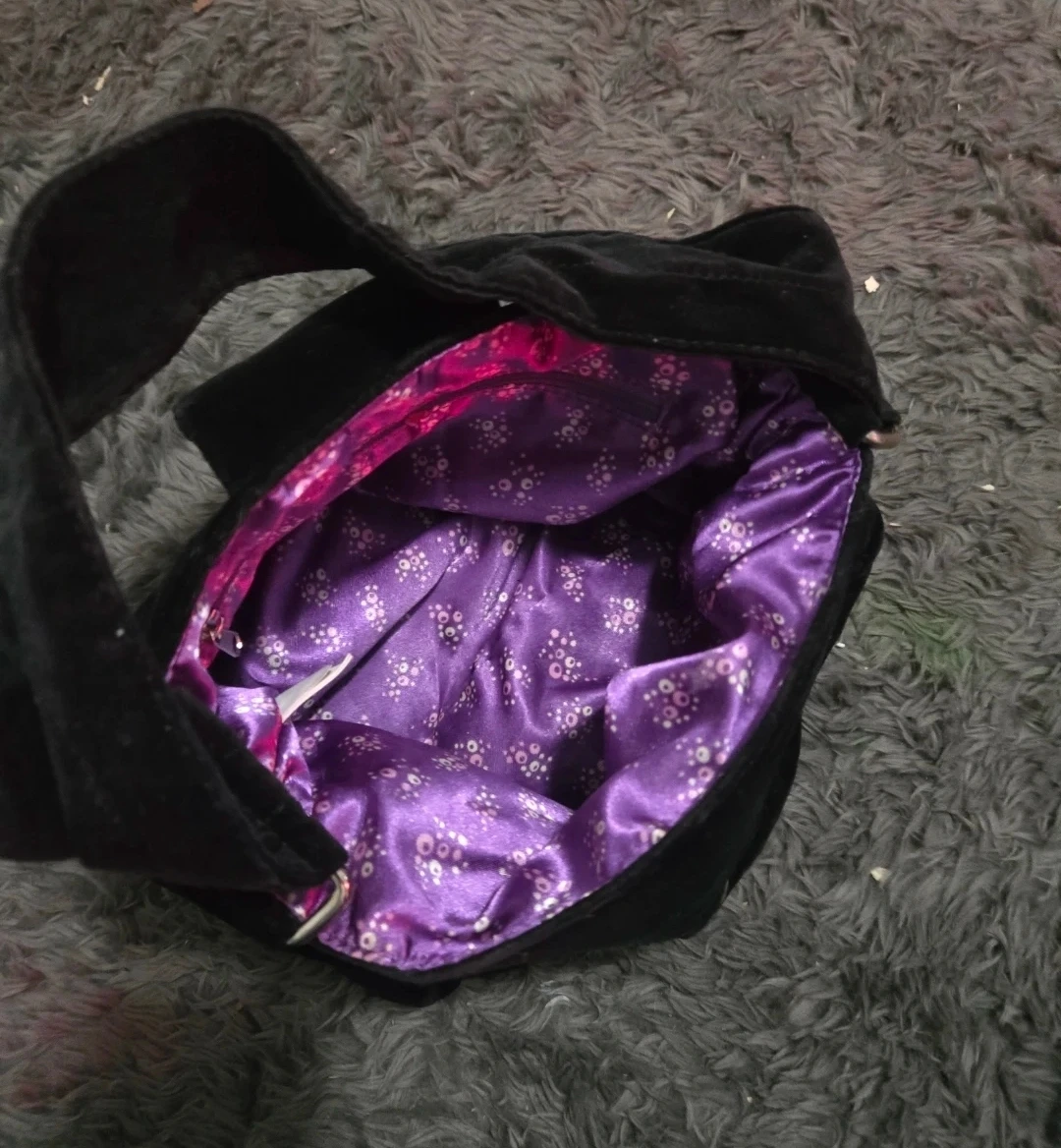 Black Velvet Handbag - photo 2