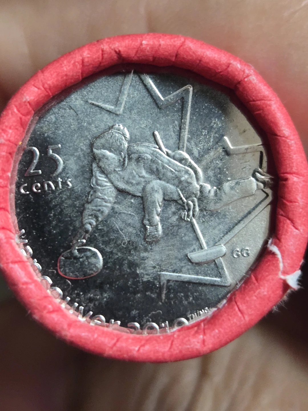 Vancouver 2010 Olympic Winter Games 2007 Curling Coin Roll