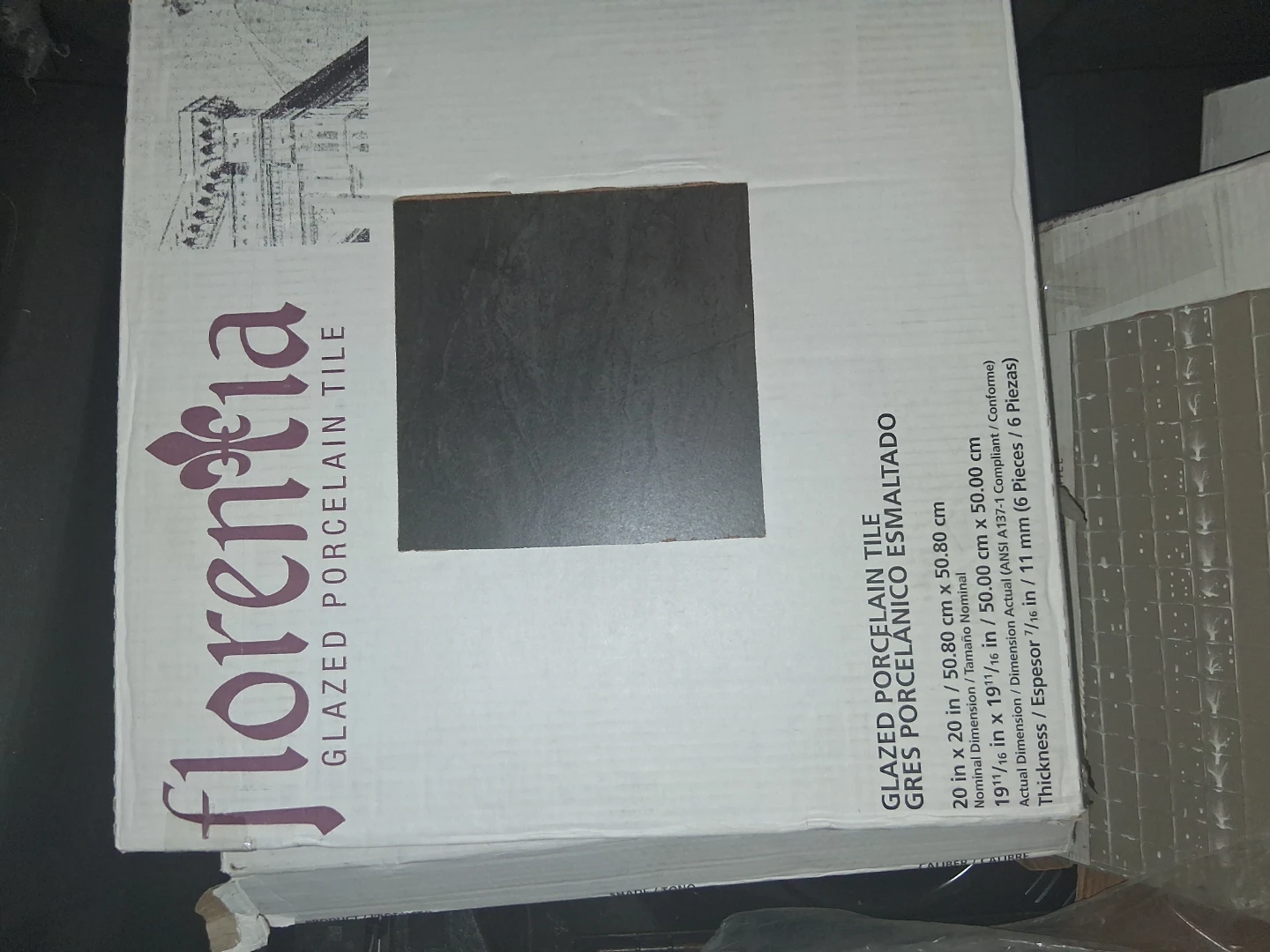 Florentia Glazed Porcelain Tile - 20x20 - photo 3