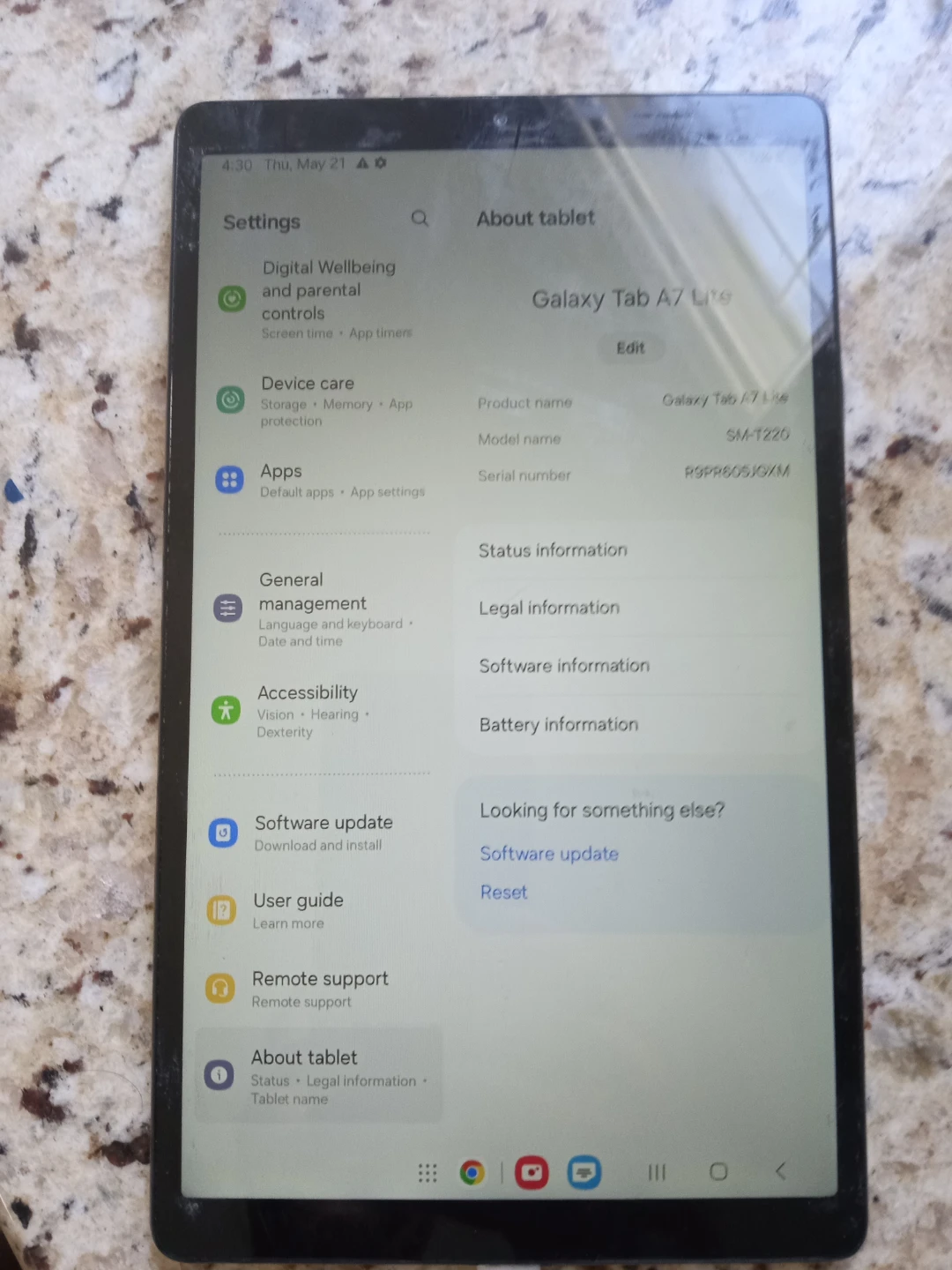 Samsung Galaxy Tab A7 Lite SM-T220 Tablet