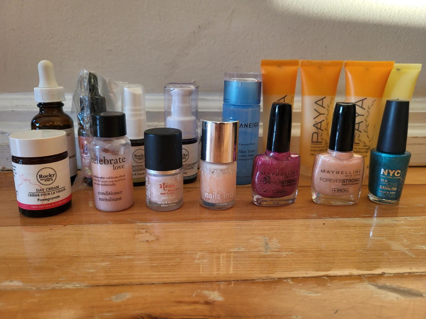 Assorted Beauty Lot: Nail Polish, Skincare, & More