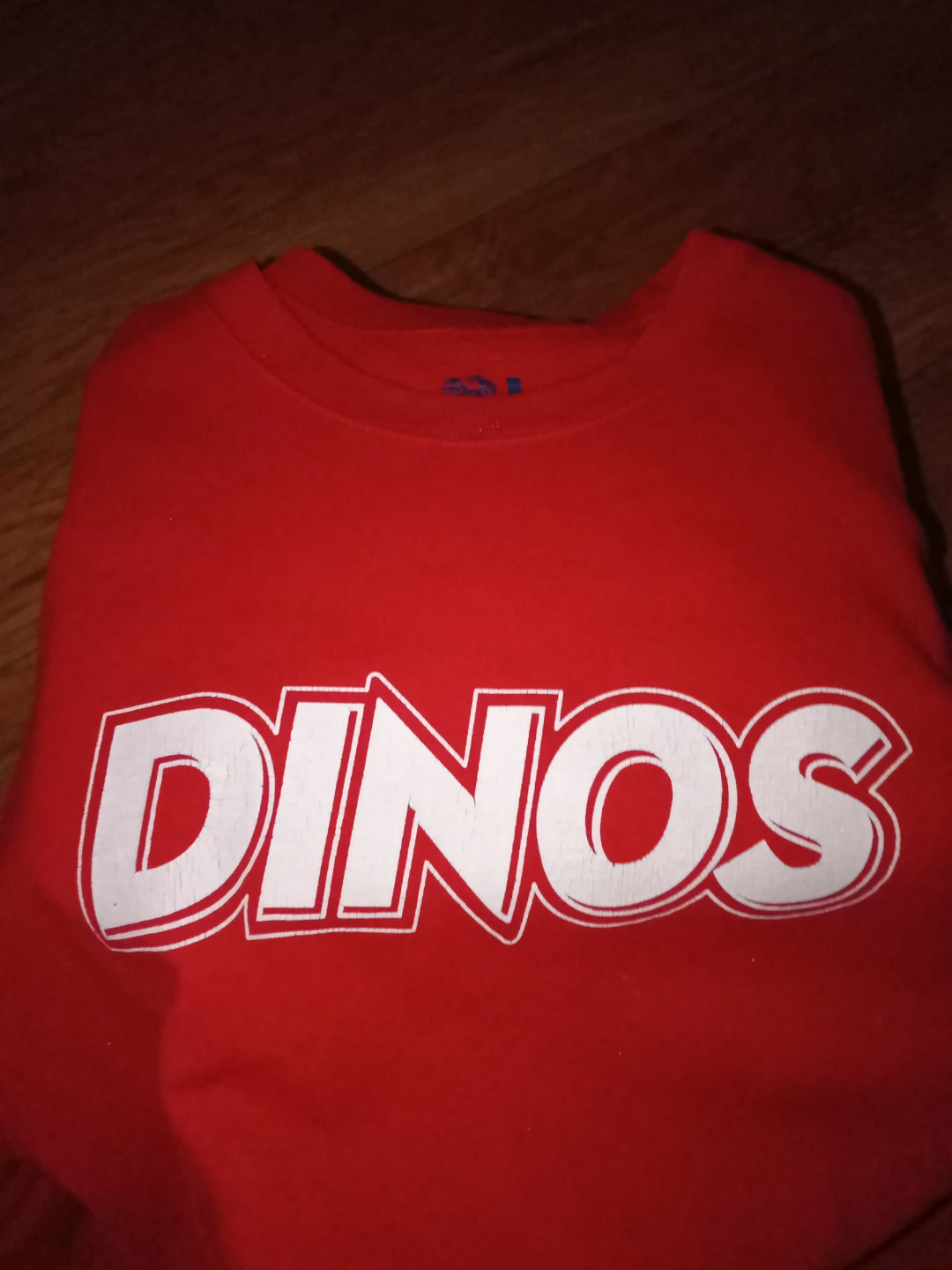 Red 'DINOS' T-Shirt