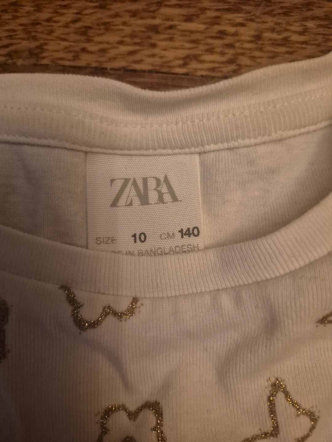 Zara Girls White Butterfly Long Sleeve Top, Size 10 yrs - photo 2