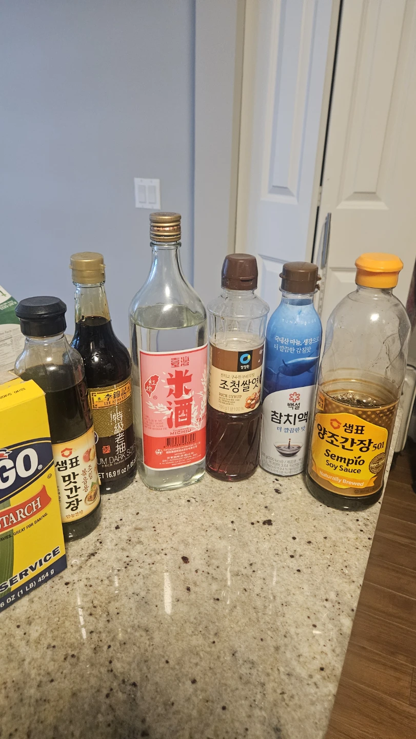 Asian Cooking Ingredients: Soy Sauce, Rice Syrup, Rice Wine,
