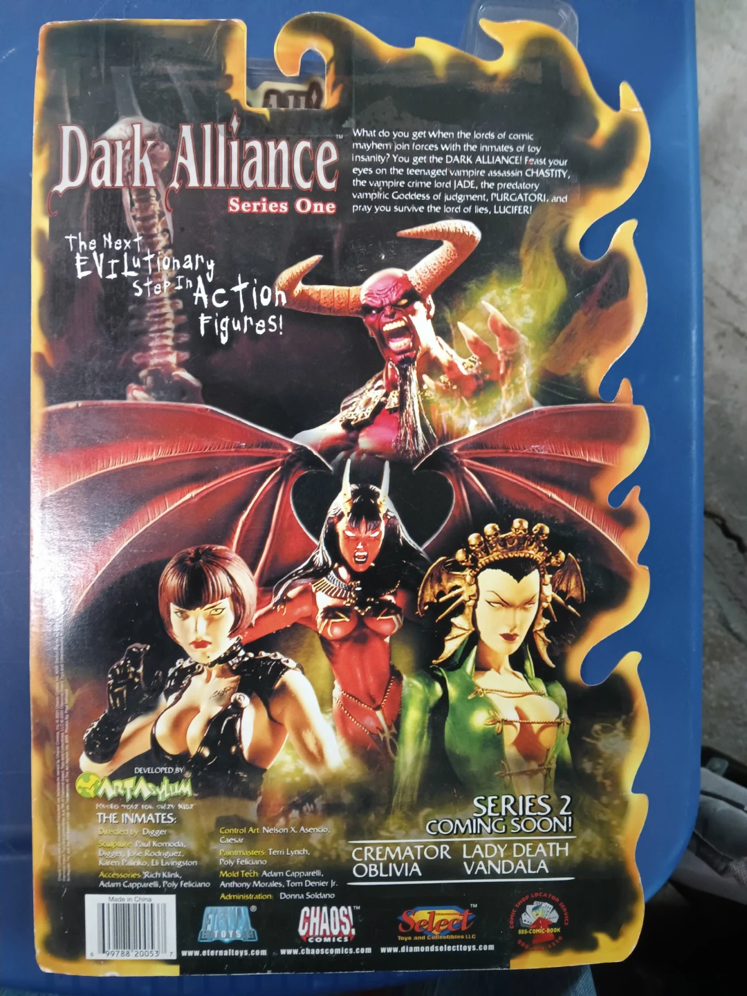 Dark Alliance Series One Lucifer Action Figure - photo 4