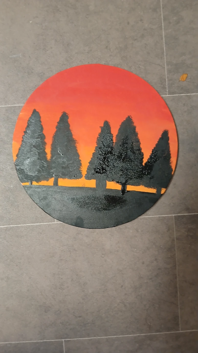 Sunset painting