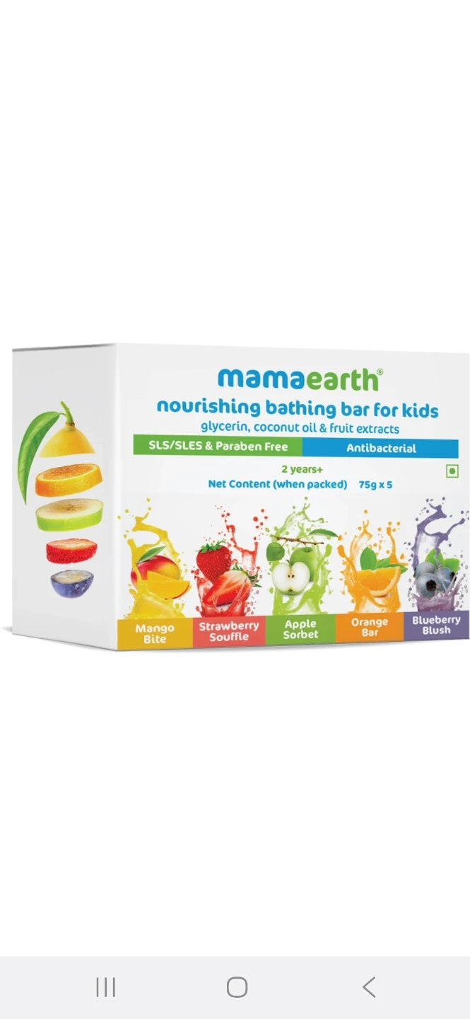 Mamaearth Nourishing Bathing Bar for Kids - 5 Bars