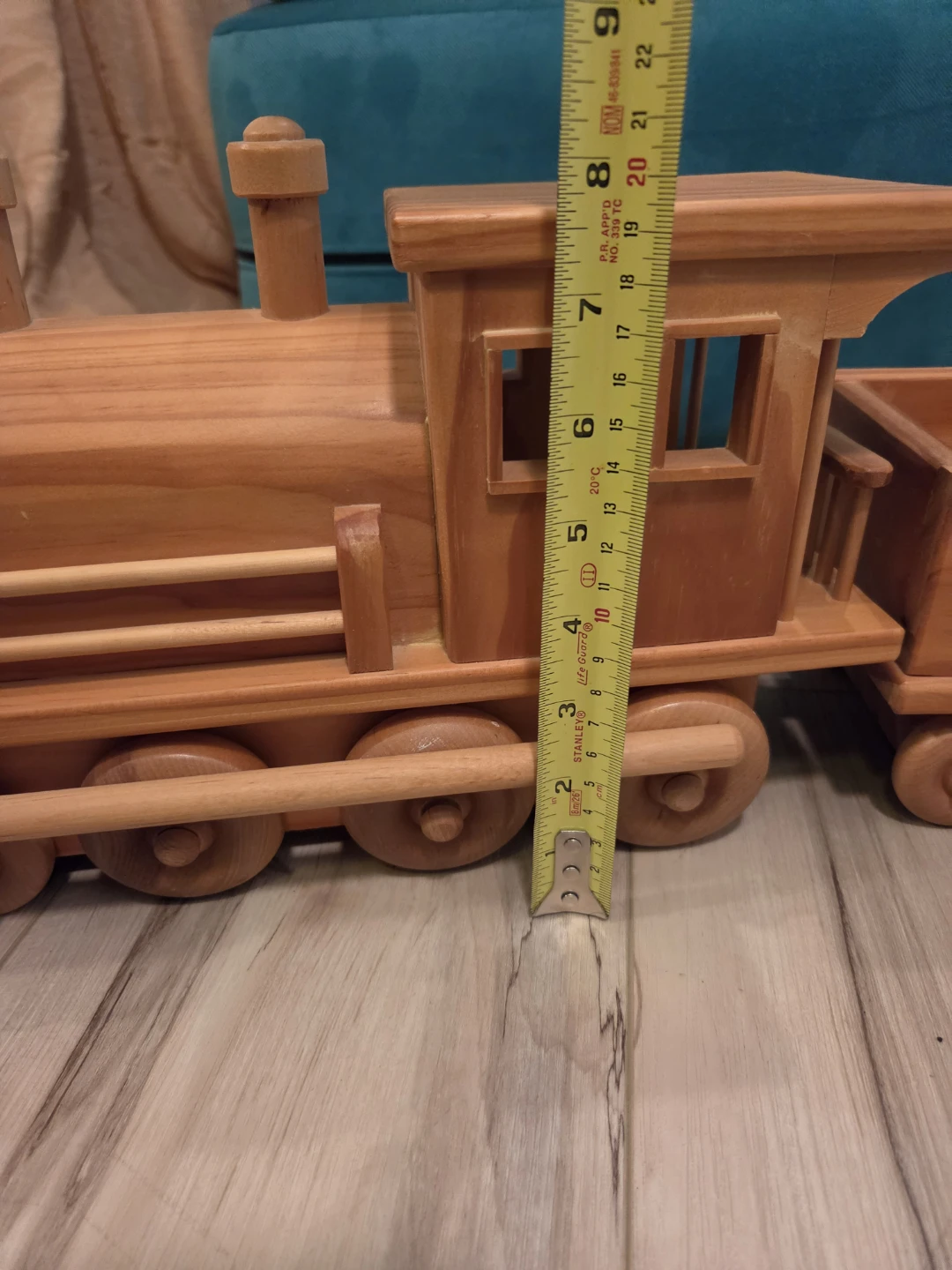 Wooden Train Display Set – Handcrafted - photo 3