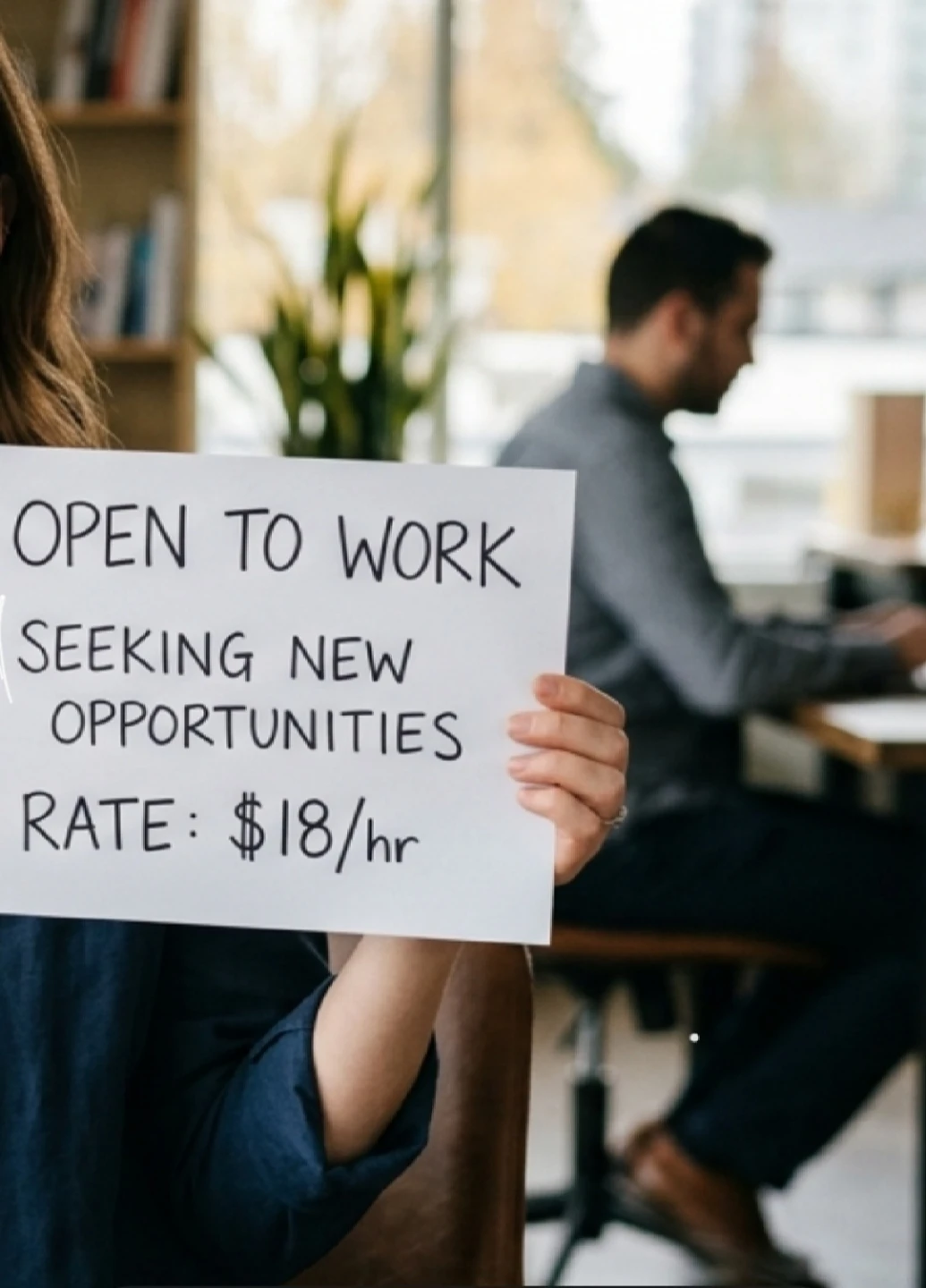 Open to Work - Seeking New Opportunities, $18/hr