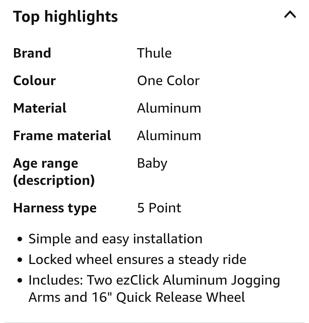 BRAND NEW Thule Jogging Kit for Cougar/Cheetah 2 - photo 5