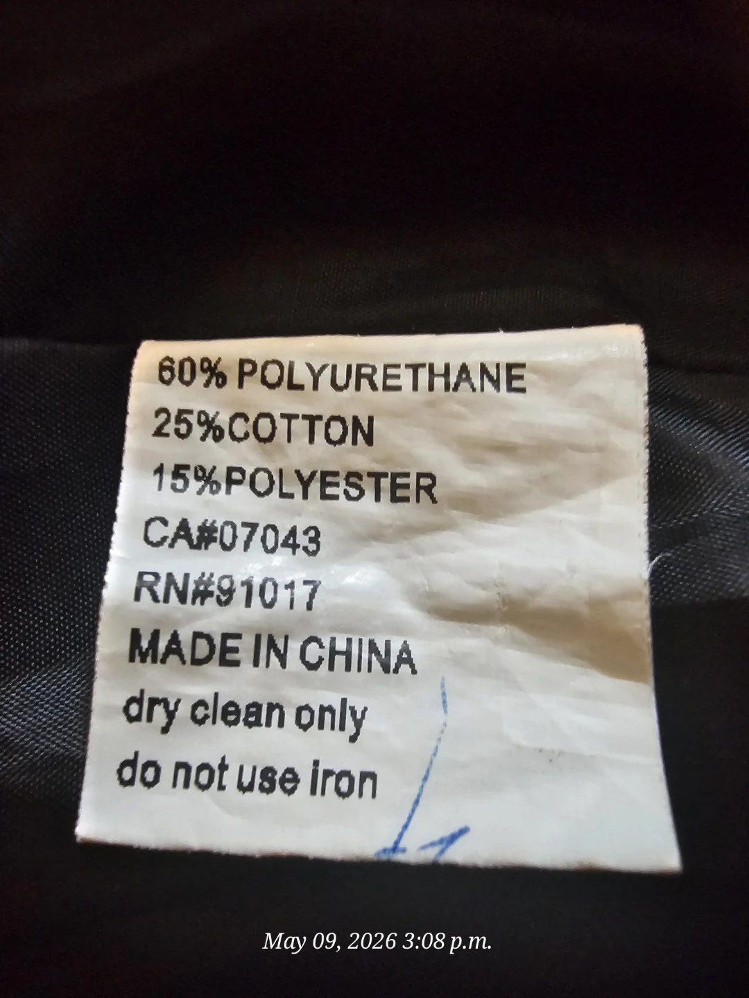 3/4 3X Leather Jacket - photo 2