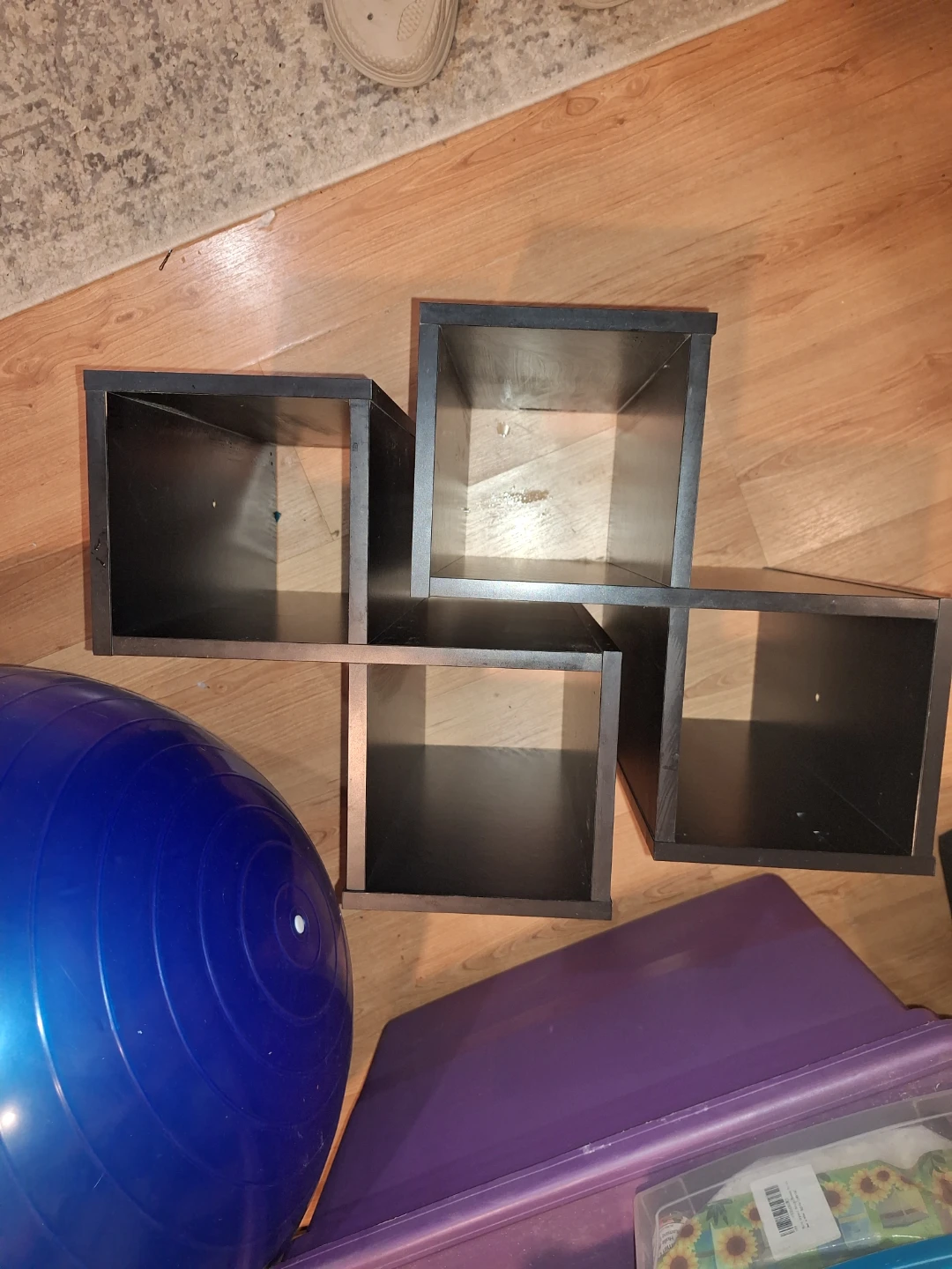 KALLAX Black Shelving Unit - photo 2