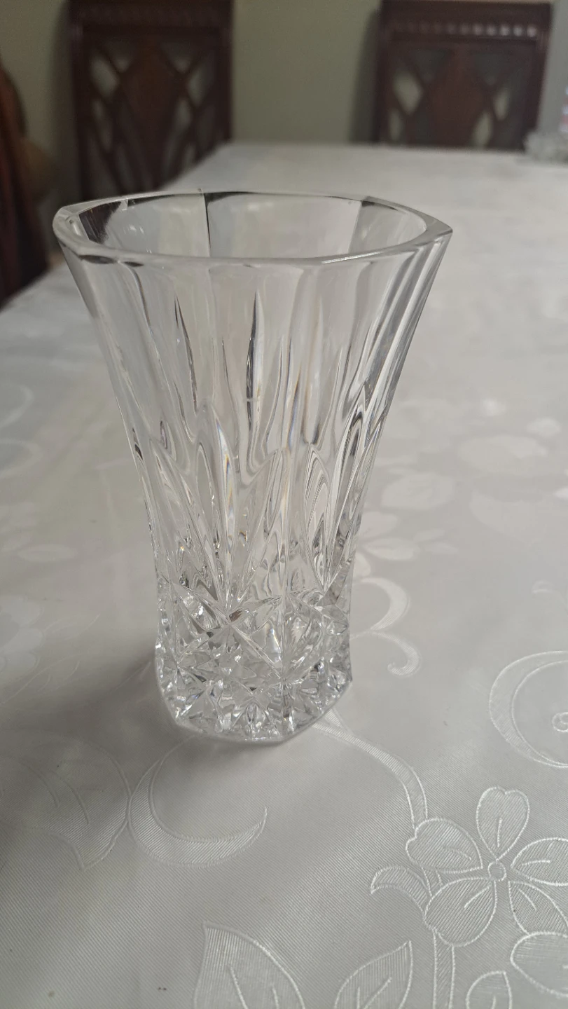 Small Crystal Glass Vase