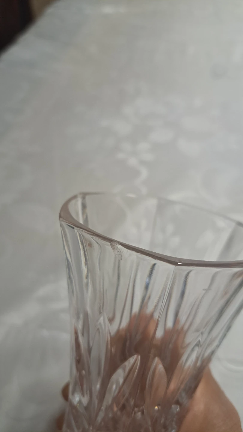 Small Crystal Glass Vase - photo 3