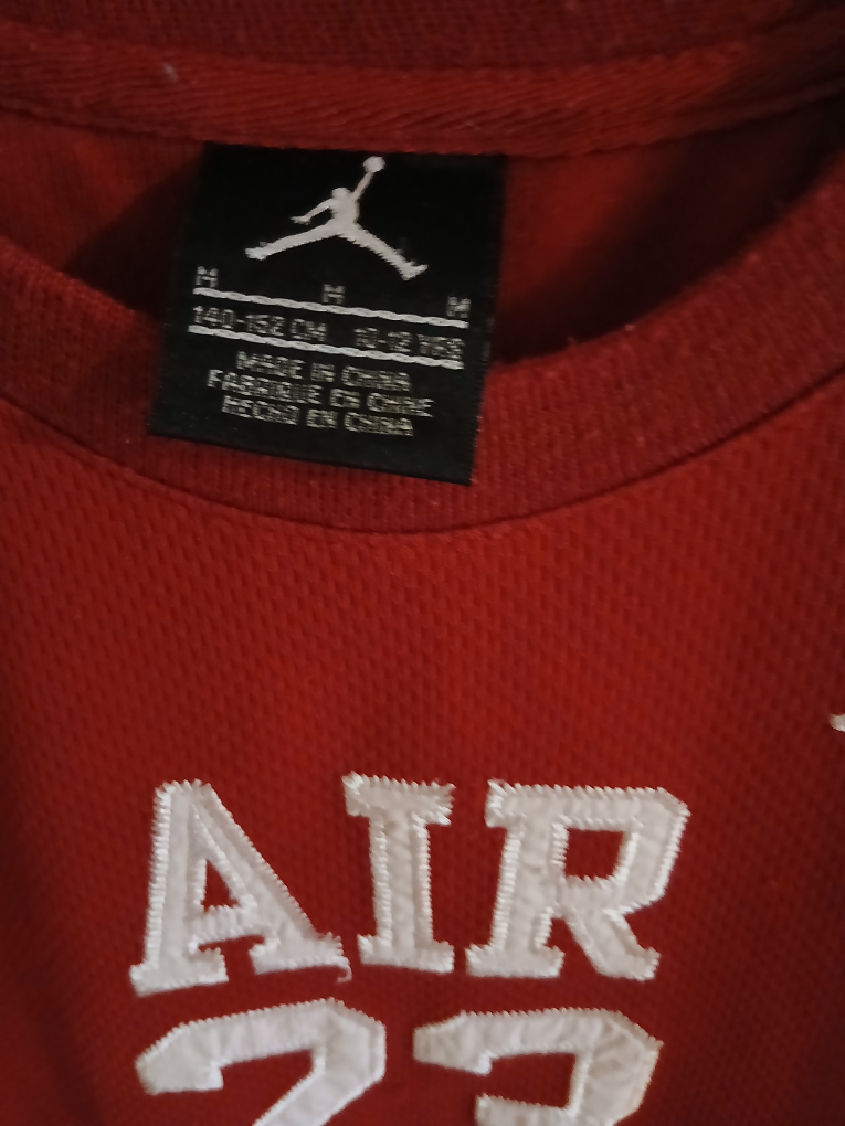 Vintage Jordan Air 23 Basketball Jersey - Red - photo 3