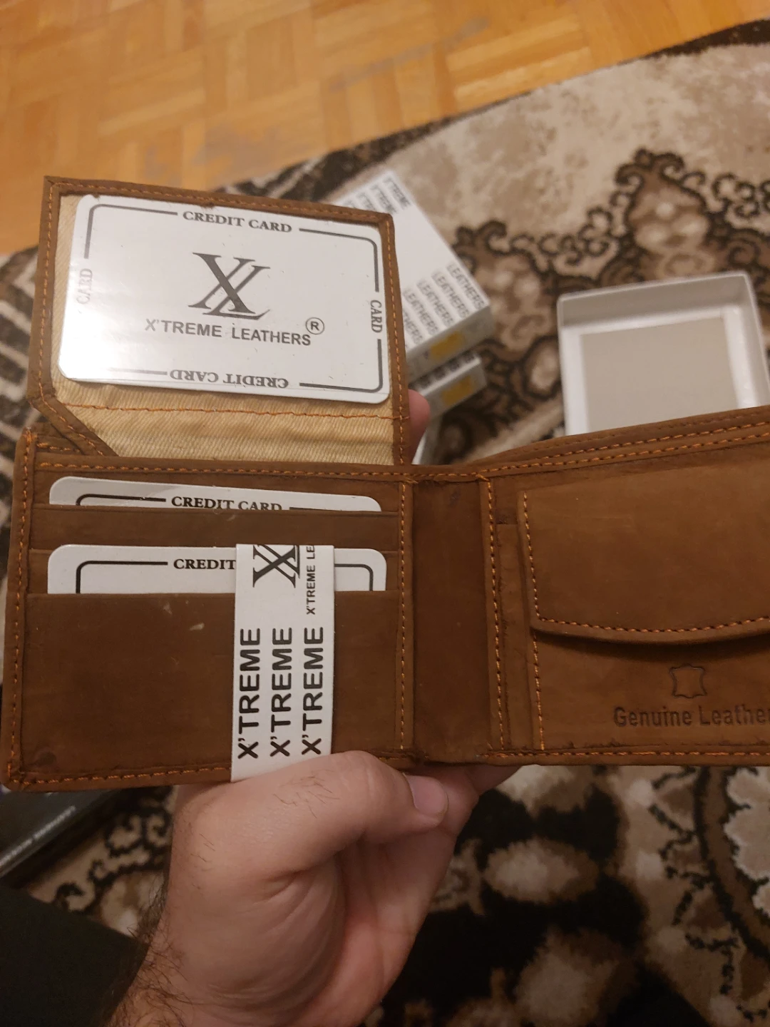 X'Treme Leathers Brown Genuine Leather Bi-Fold Wallet - photo 5