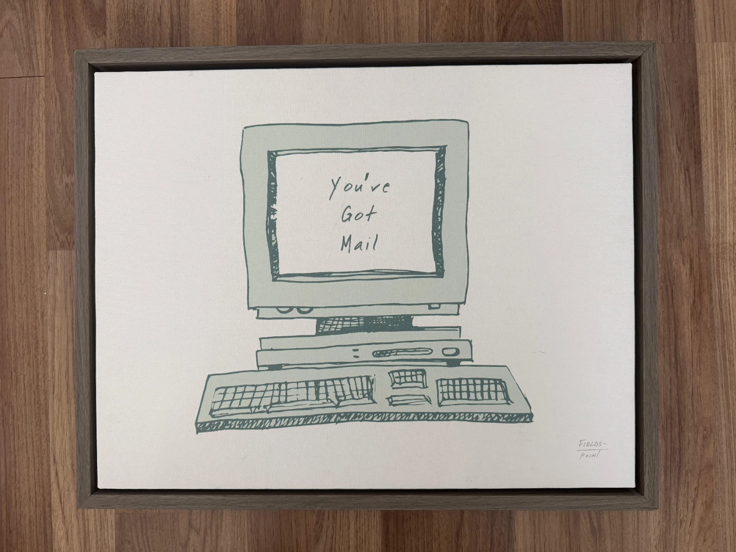 "You've Got Mail" Framed Canvas Art 16" x 20"