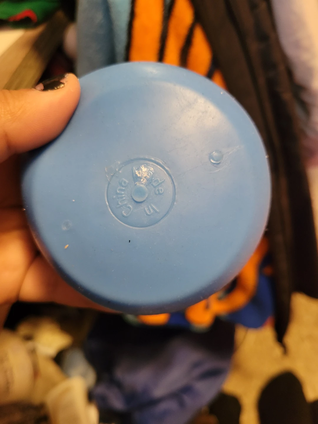 Blue Squishy Toy with Face - photo 5