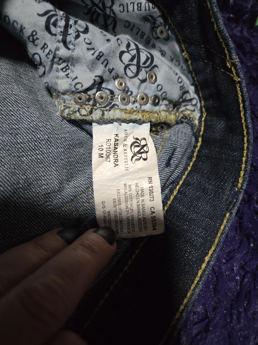 Rock & Republic "KASANDRA" Jeans - Size 10 M - photo 4