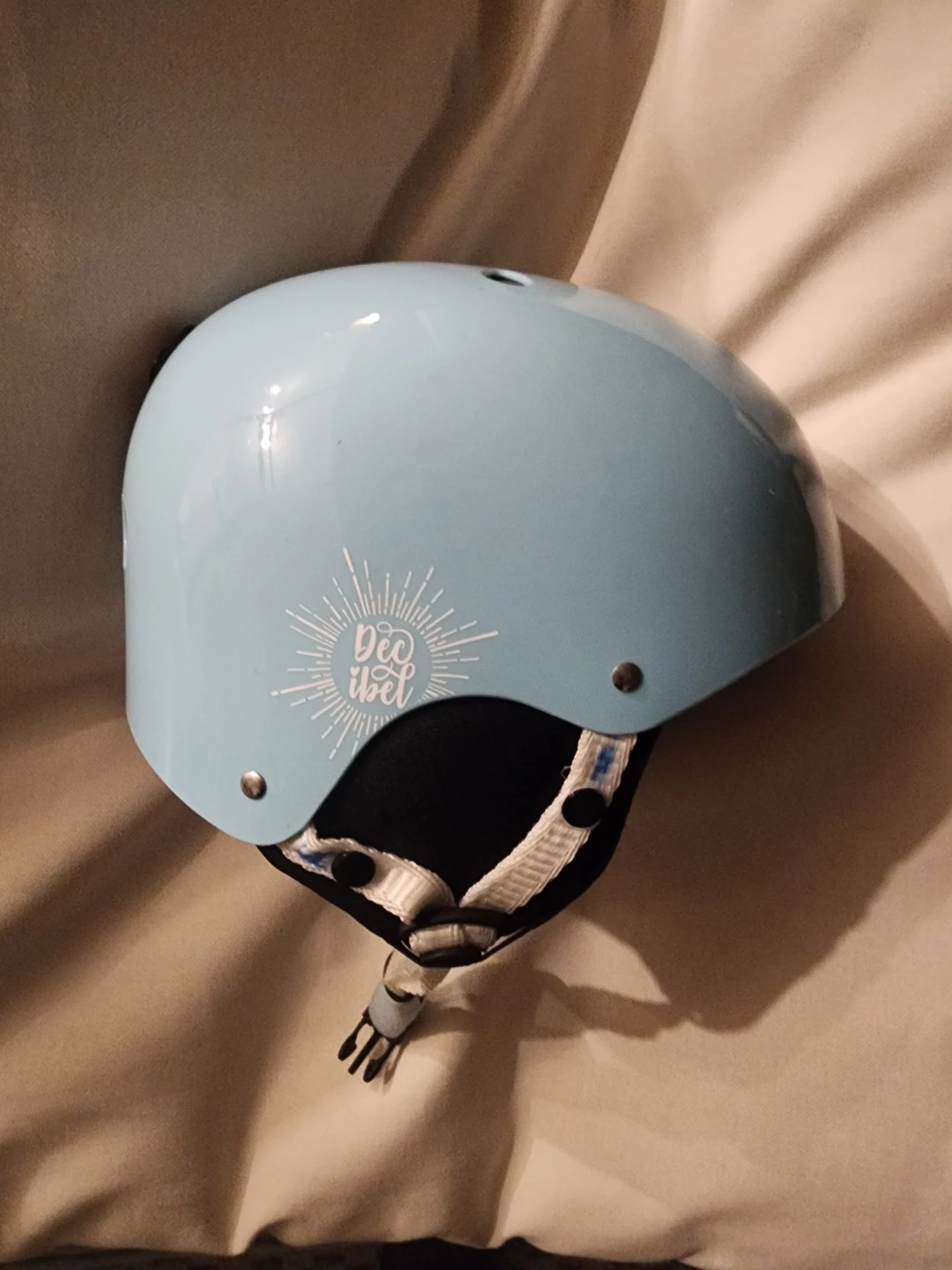 Decibel Sky Blue Ski Helmet