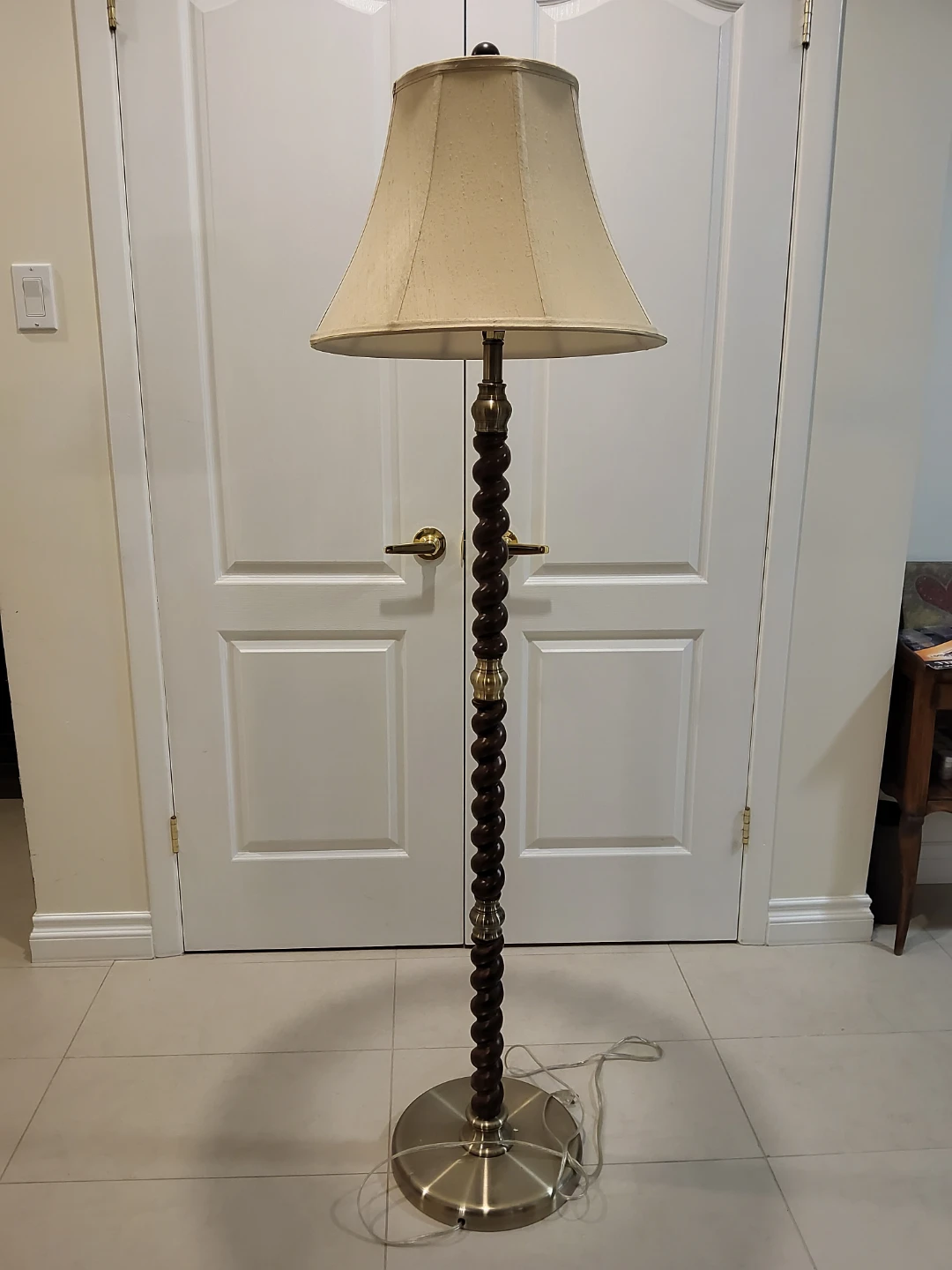 Vintage Twisted Floor Lamp