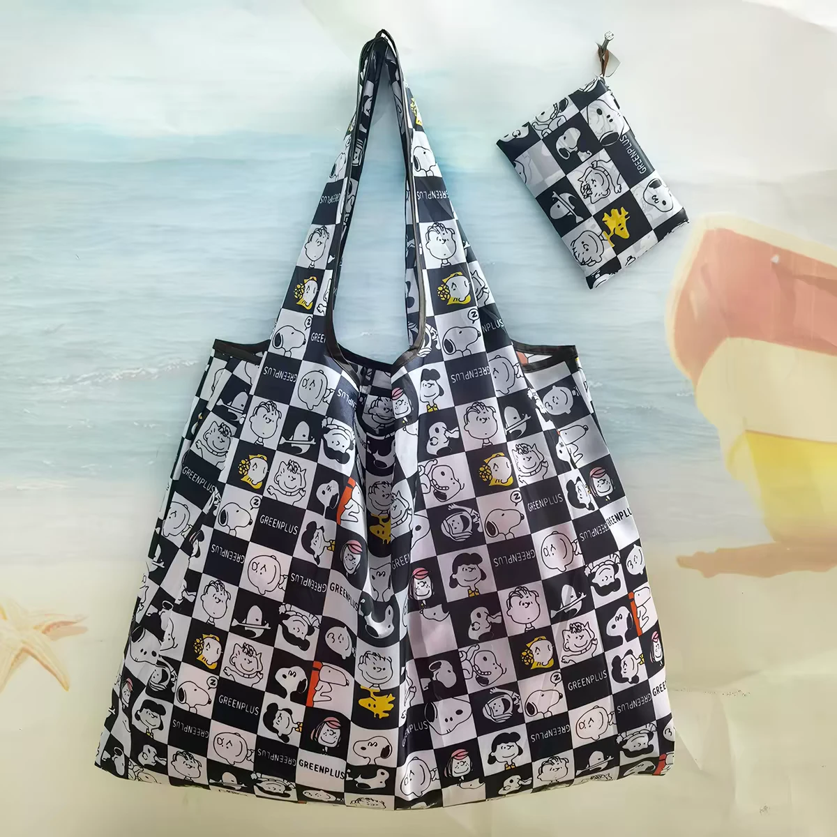 New Peanuts Snoopy & Friends Reusable Shopping Bag - photo 5