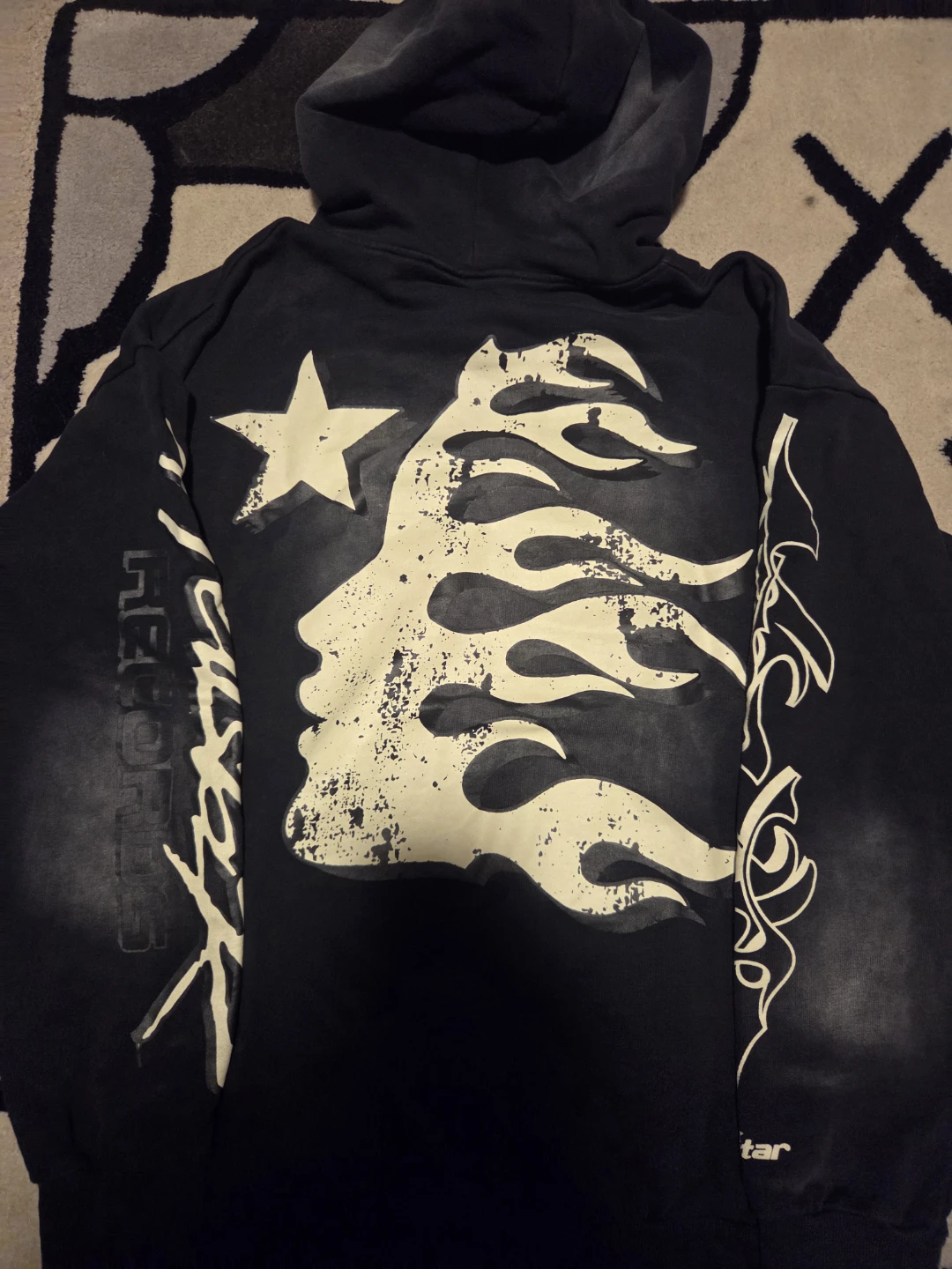HELLSTAR " STUDIOS " Huntington Park, CA Black Graphic T-Shirt - photo 4