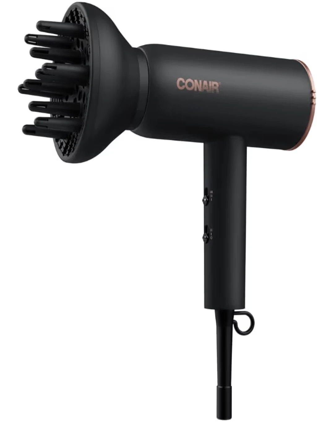 Conair Black Hair Dryer with Diffuser