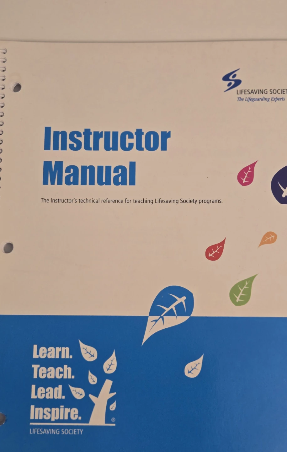 Lifesaving Society Swim for Life Instructor Manual