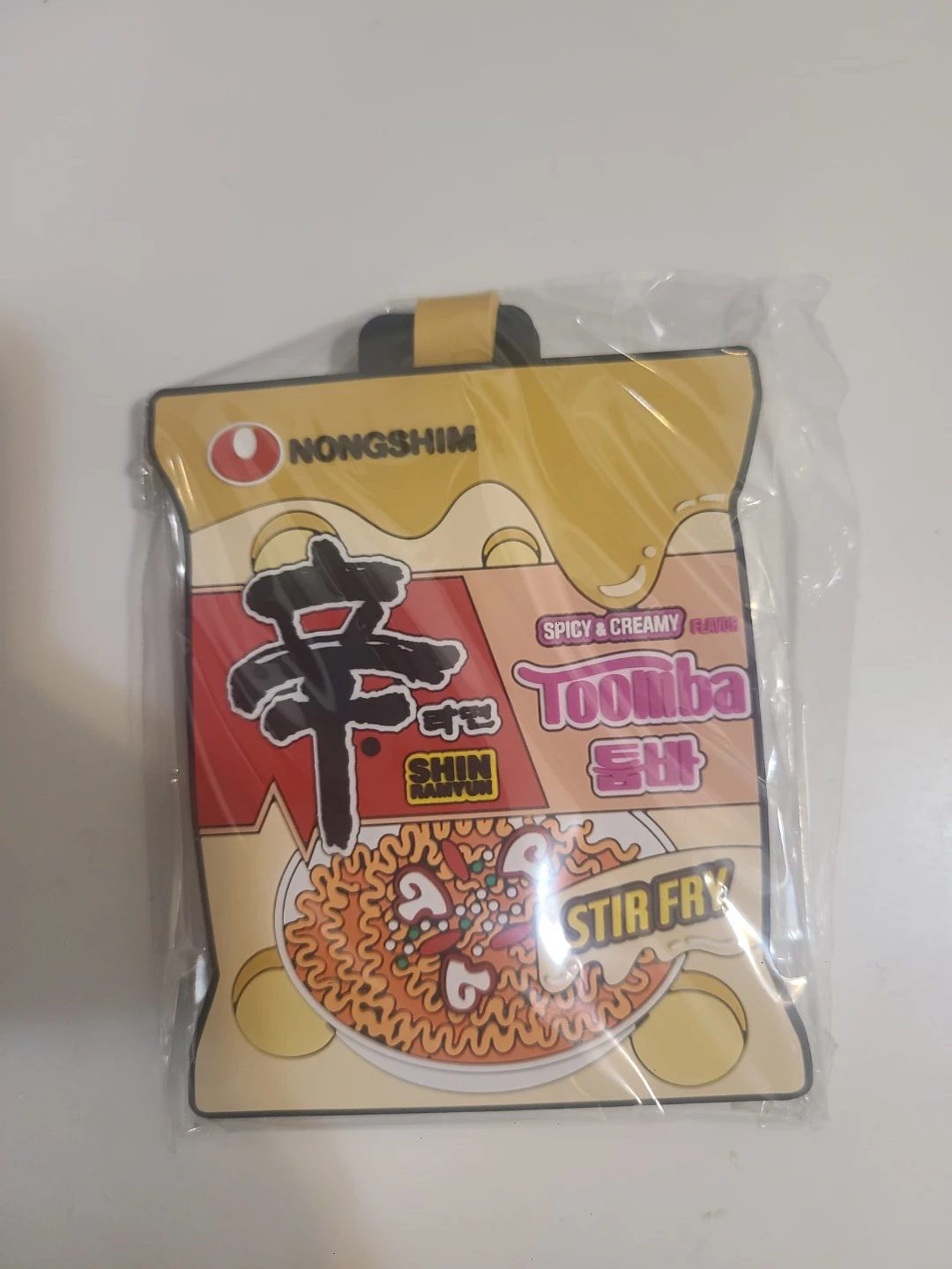 Nongshim Shin Ramyun Toombaramyeon Luggage Tag #free