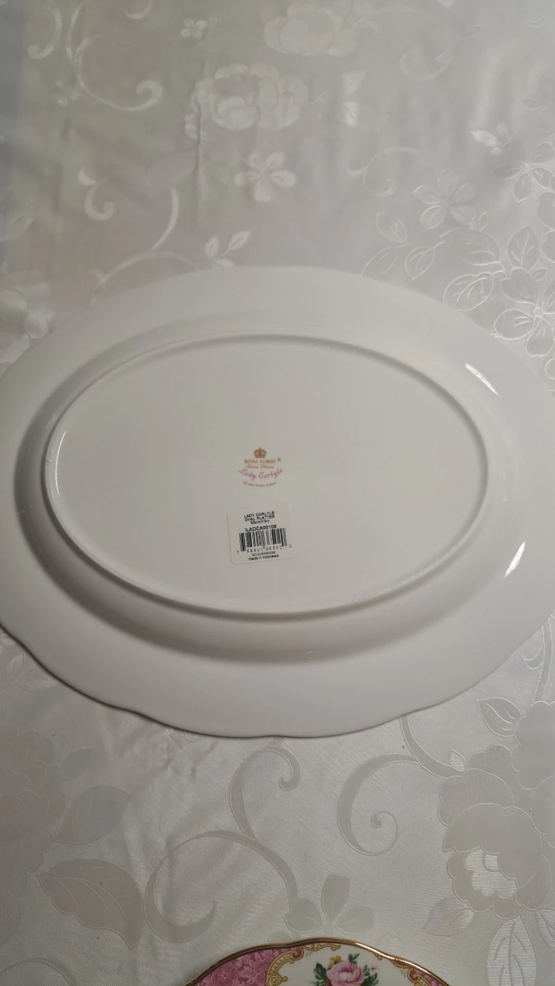 New Royal Albert Lady Carlyle Oval Platter&2 plates - photo 3