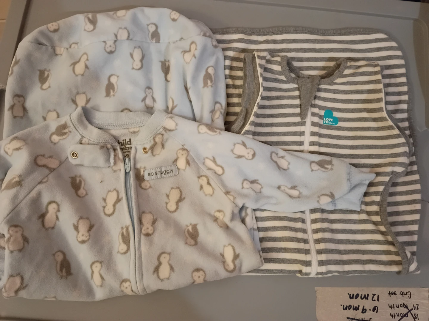 Baby Sleep Sack & Swaddle Bundle - Various Brands 6-9m