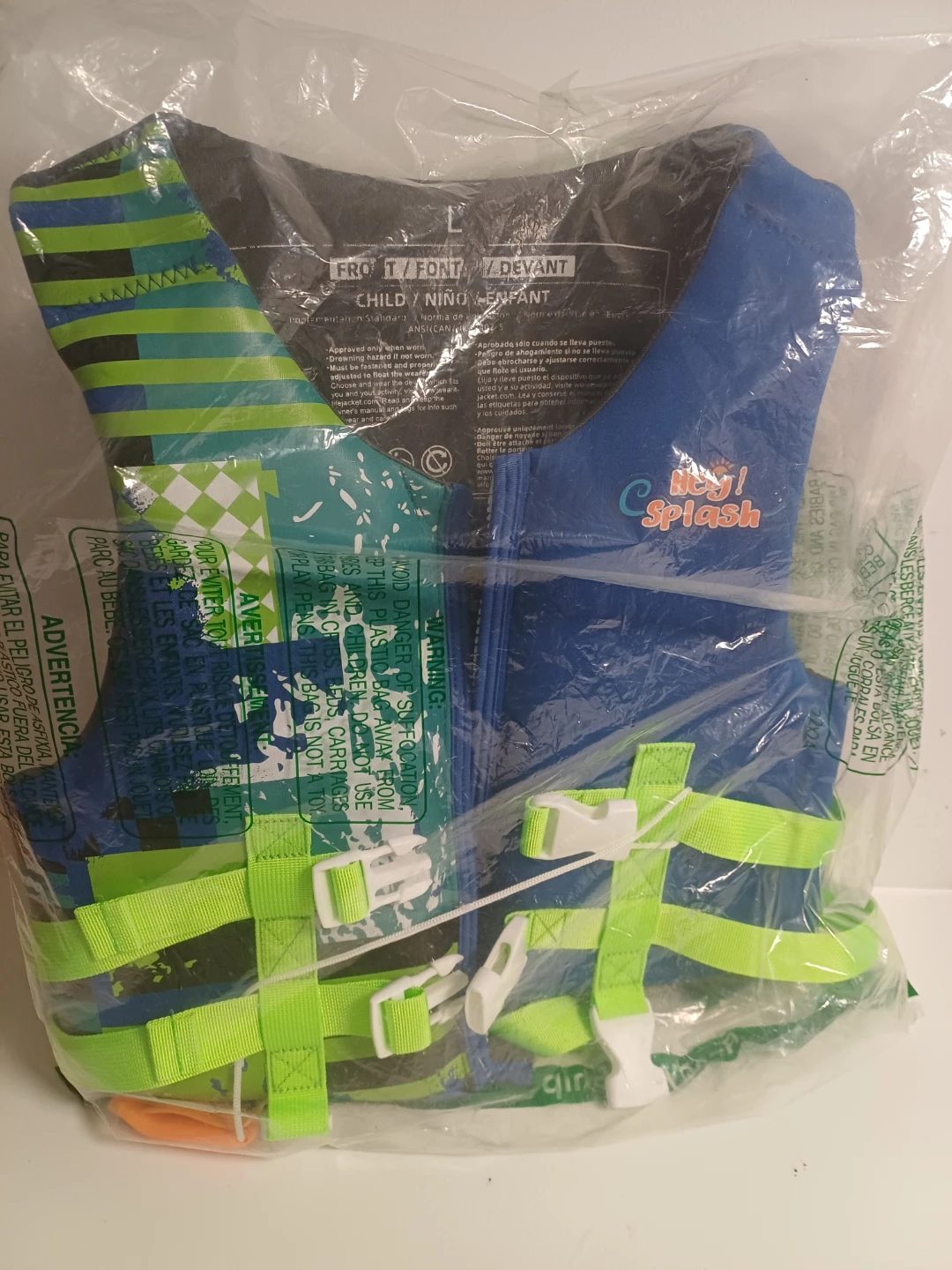 Hey! Splash Child Life Vest - Size L