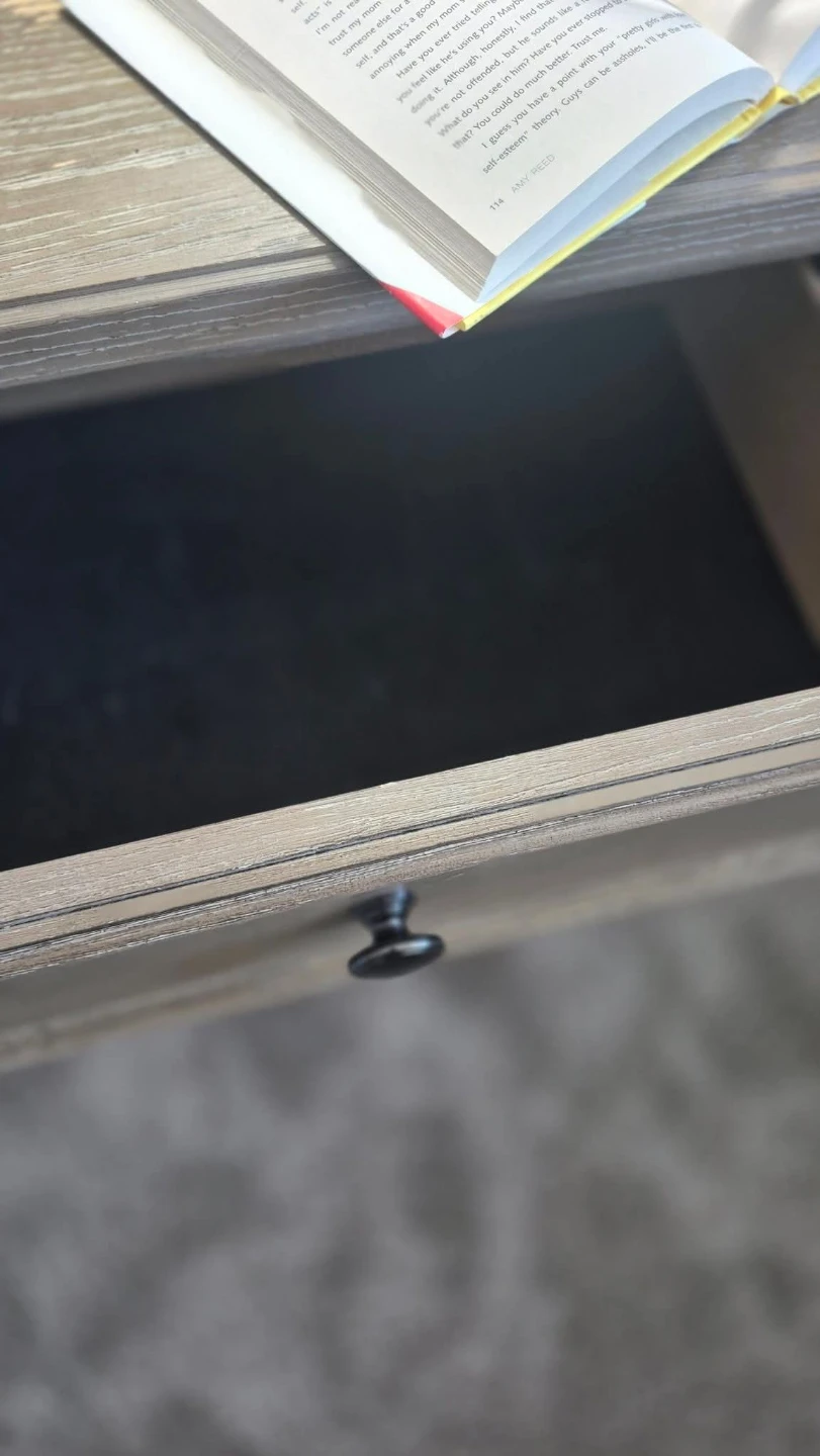 Nightstand with Drawer and Shelf - photo 4
