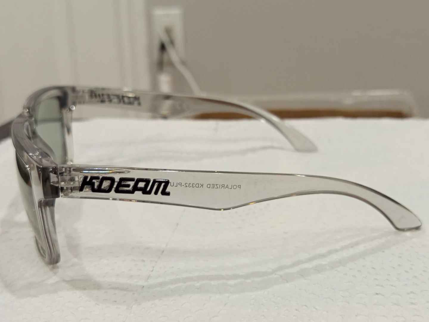 Brand New KDEAM Oversized  Polarized Sunglasses (Clear / Gray) - photo 2