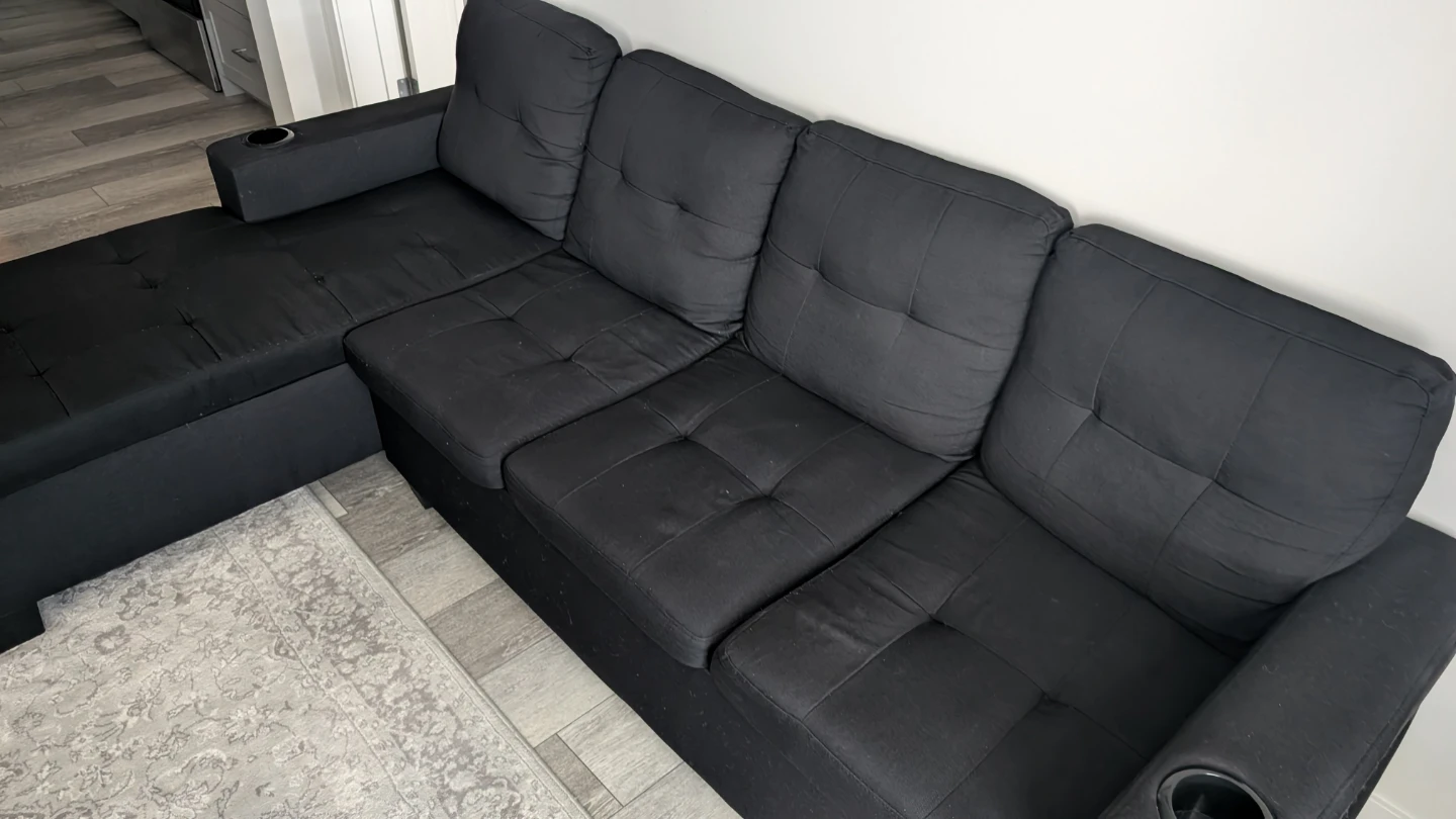 Sectional Sofa with cup holders - photo 3