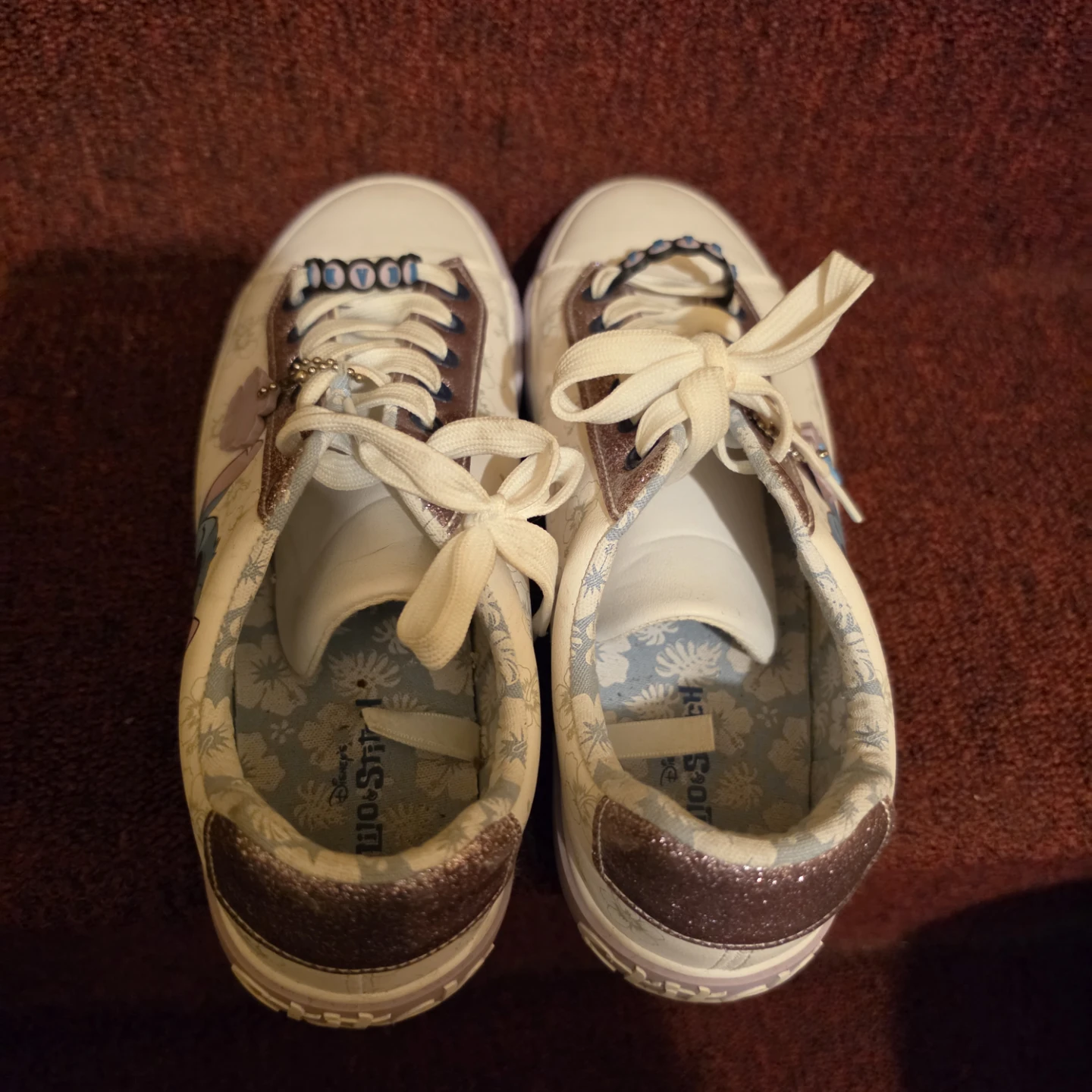 Disney Stitch Canvas Sneakers Women's Size 8